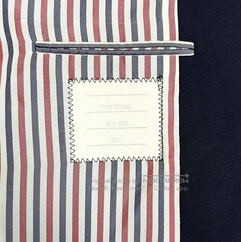Thom Browne Thom Browne Men's Navy Wool Blazer . Size US S / EU 44-46 / 1 - 5 Thumbnail