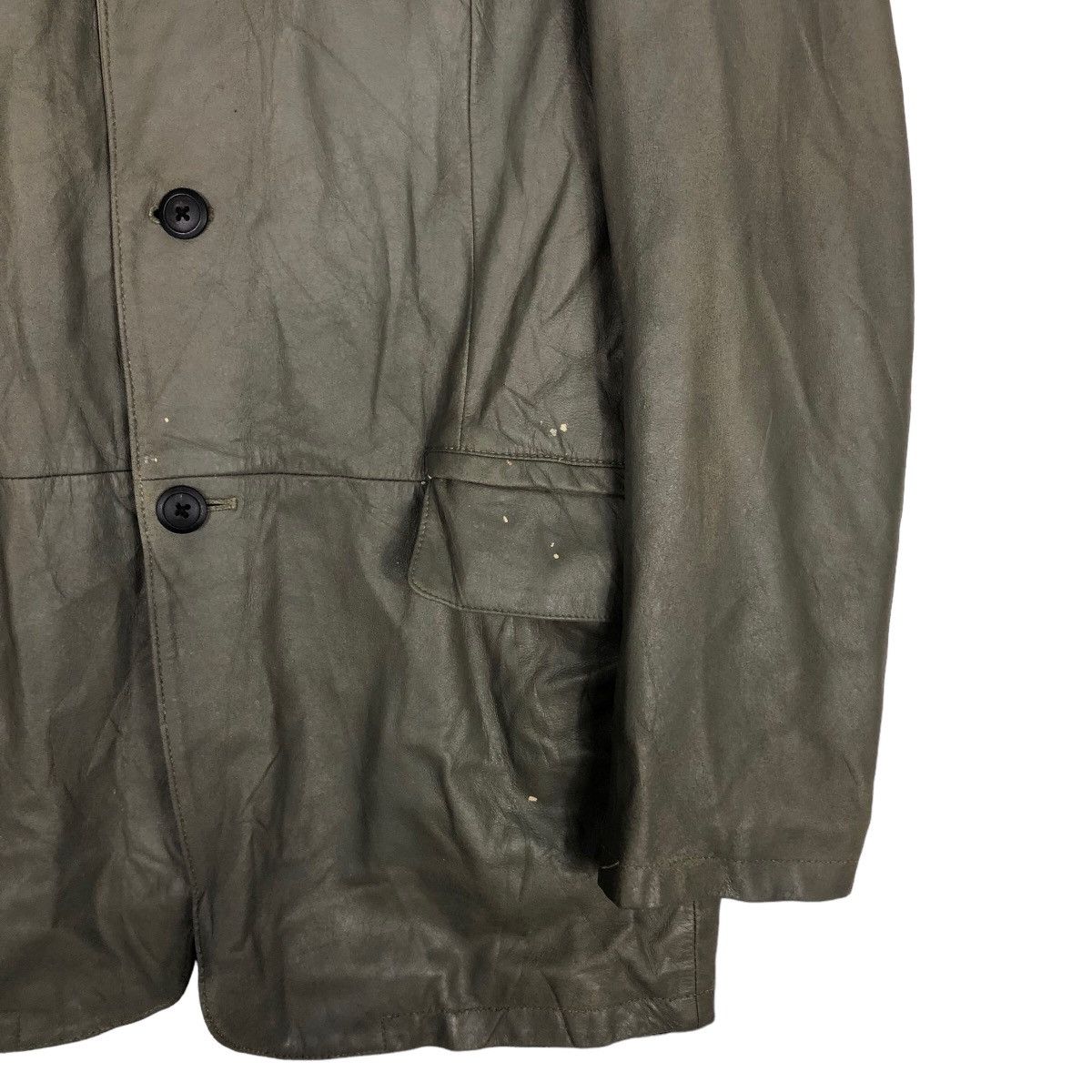 Japanese Brand 🔥Vtg Leather Jacket Chore Allegri Issey Miyake Japan Size US M / EU 48-50 / 2 - 5 Thumbnail