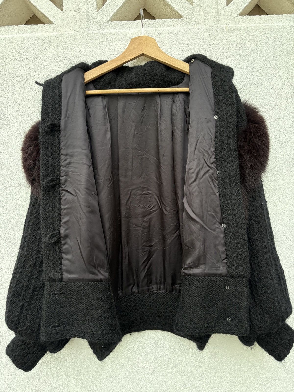 Vintage Vintage Fox Fur Shag Shaggy Cardigan Jacket LGB Inspired Size US M / EU 48-50 / 2 - 8 Thumbnail