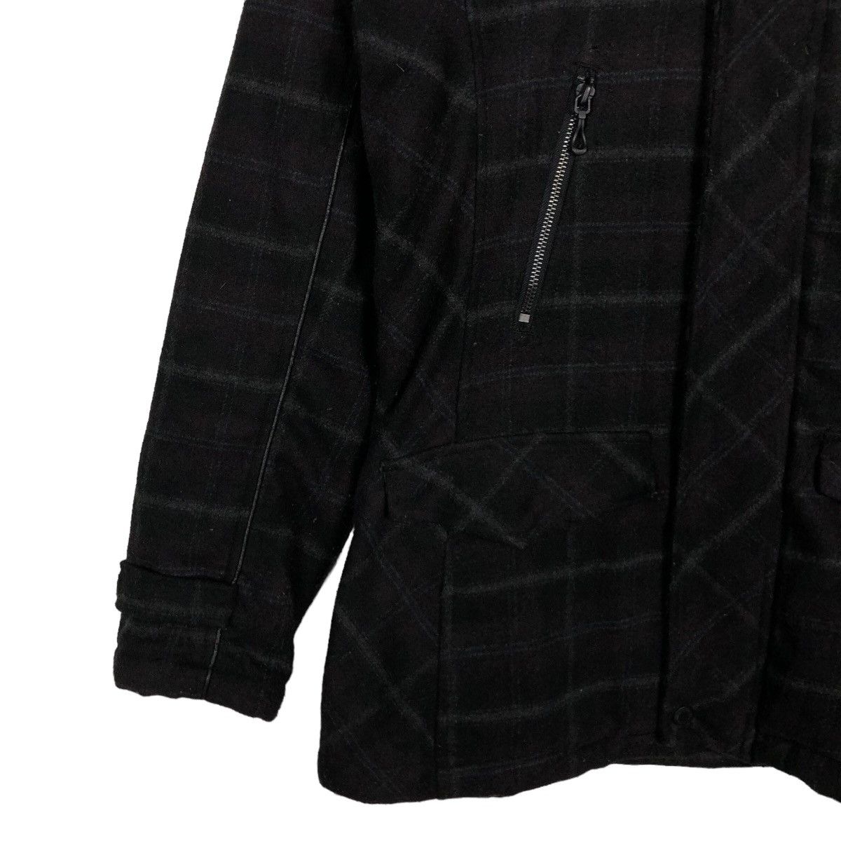 In The Attic 🔥Punk Jacket Mink Fur Hoodie In The Attic Tartan Design Size US L / EU 52-54 / 3 - 3 Thumbnail