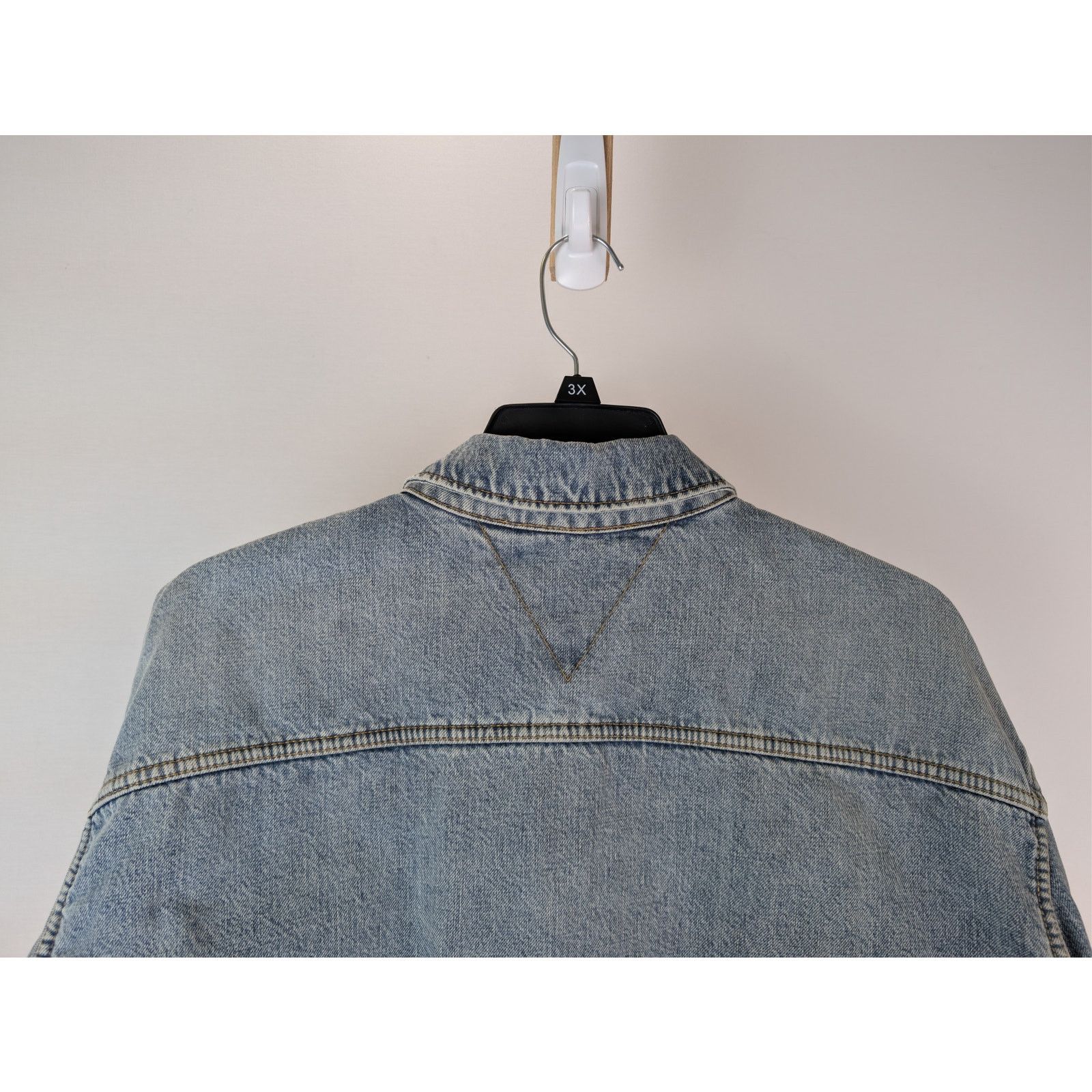 Bottega Veneta o1rshd1 Vintage Ind Denim Lined Shirt Button up Shirt Blue Size US S / EU 44-46 / 1 - 10 Thumbnail