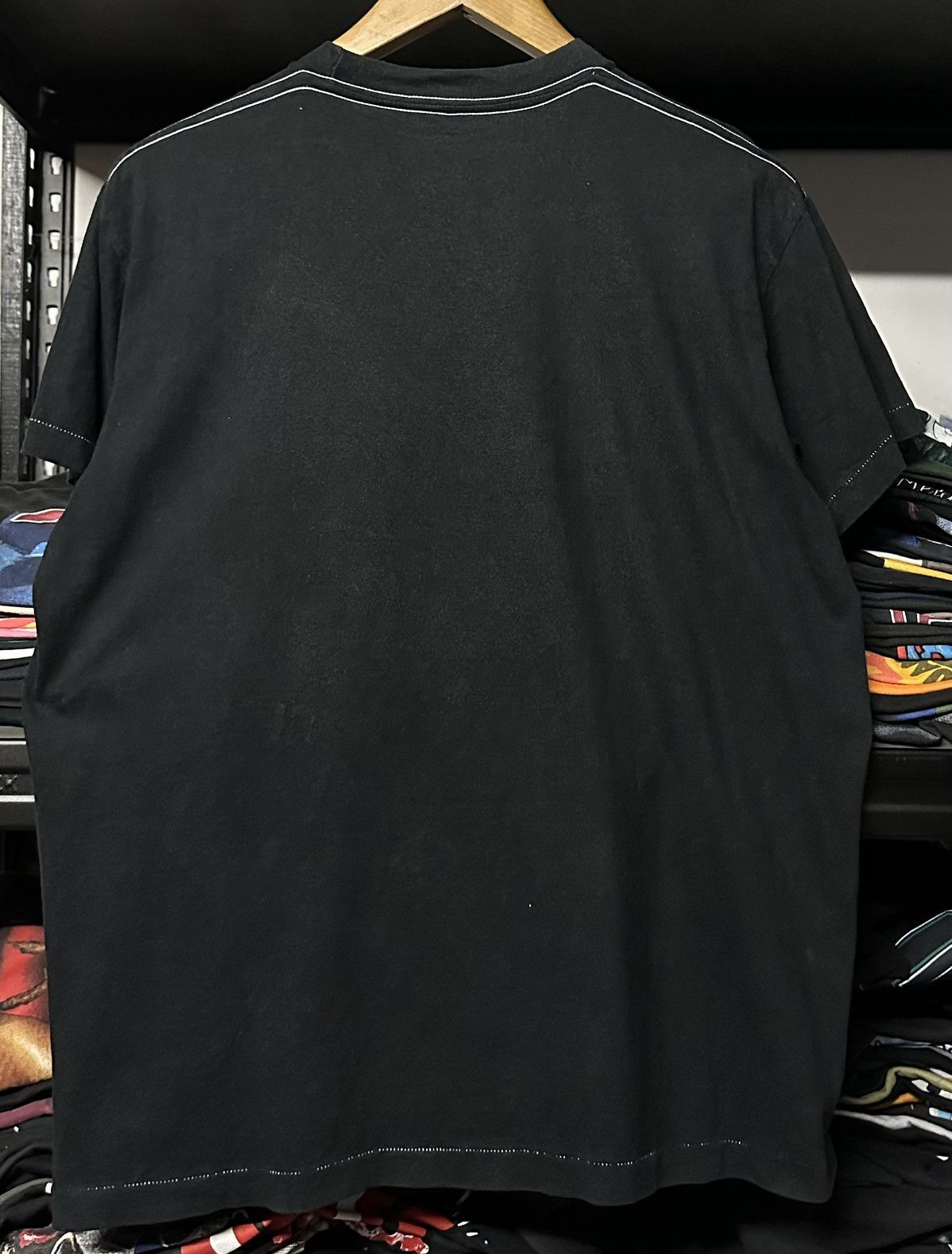 Band Tees Vintage 90s FUCK THE WORLD Helter Skelter Hardcore Faded Tee Size US XL / EU 56 / 4 - 11 Thumbnail