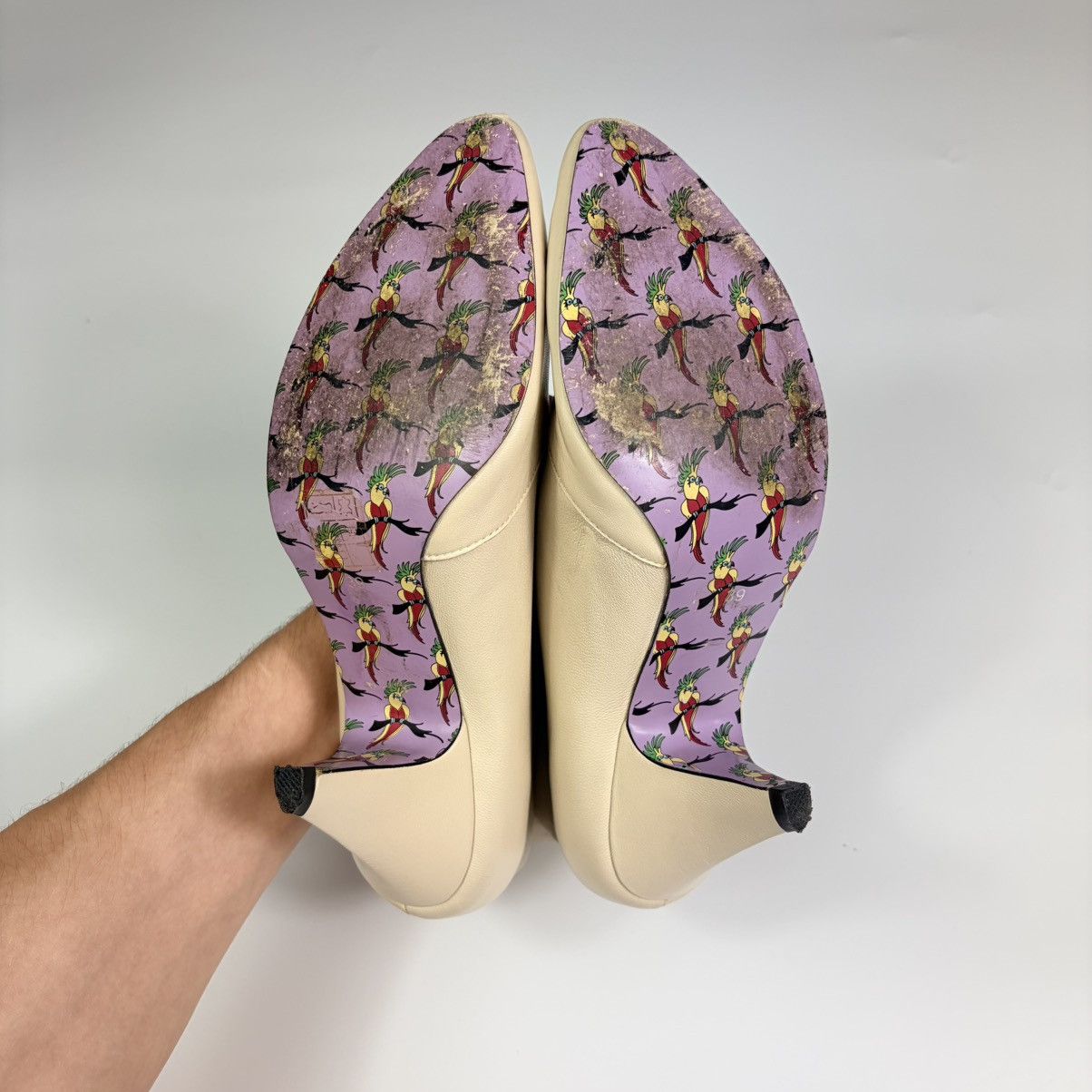 Other Irregular Choice Kiwis Angel Parrot Leather Boots EU39 Size US 9 / IT 39 - 8 Thumbnail
