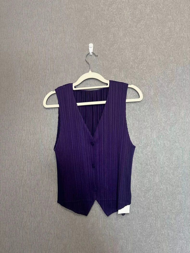 Other Issey Miyake/三宅一生 size:3 Dark purple vest Size XS / US 0-2 / IT 36-38 - 1 Thumbnail