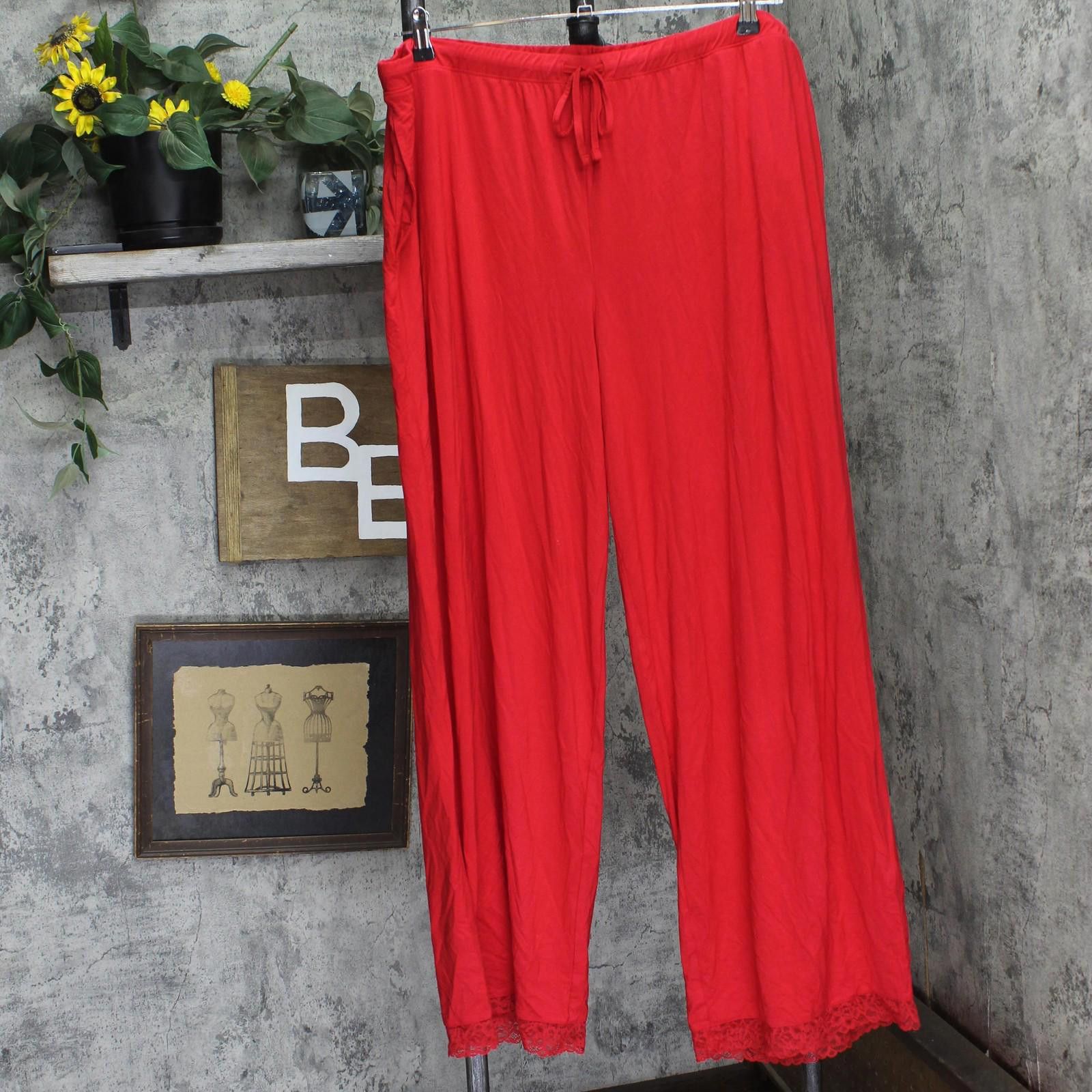 Other New State Of Day Pajama Pants 100198303ms Tango Red 2xl Size 42" / US 20 - 1 Thumbnail