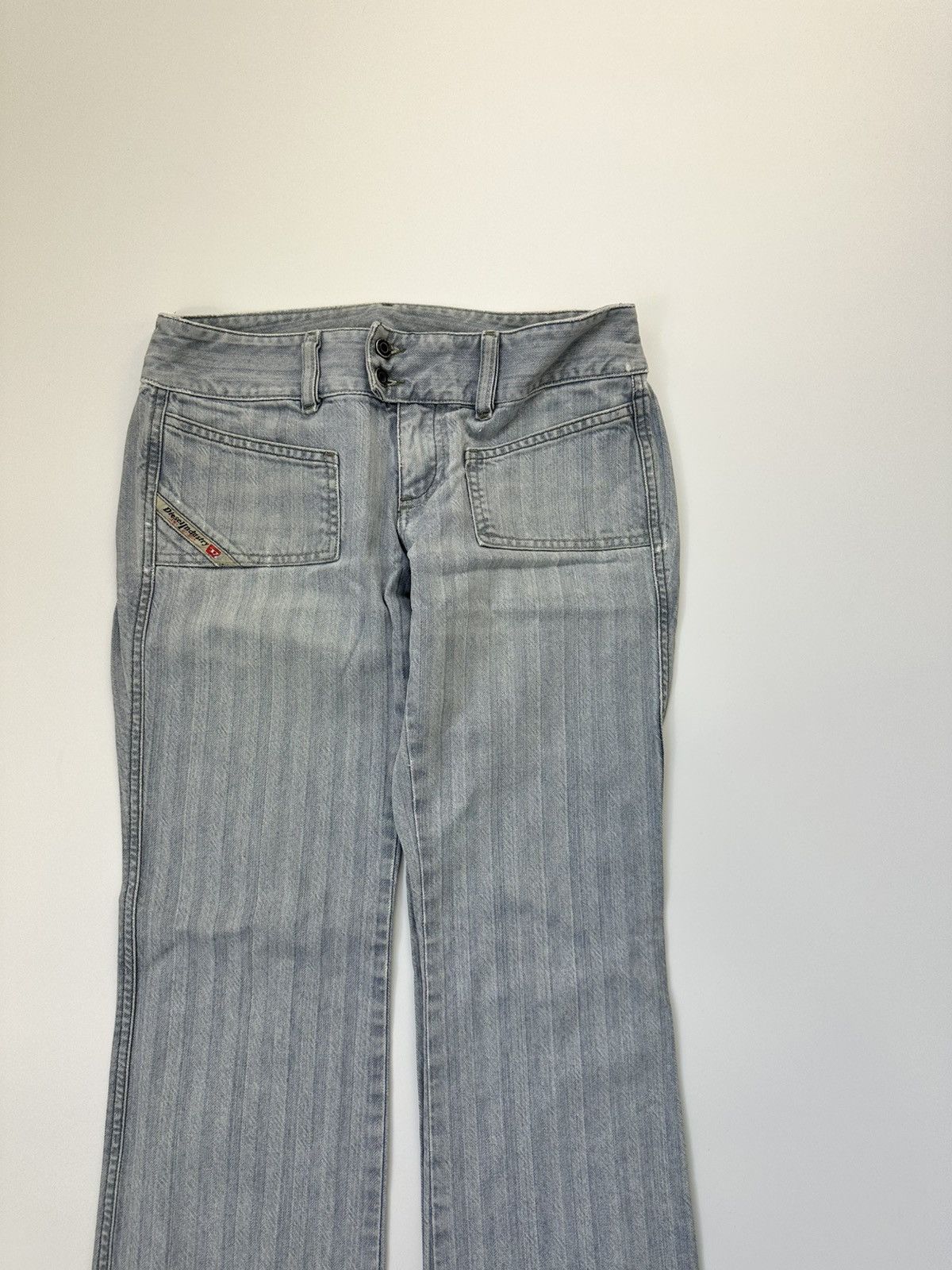 Diesel Diesel Flared Light Denim Jeans 27 Size Made In Italy Size 27" / US 4 / IT 40 - 5 Thumbnail