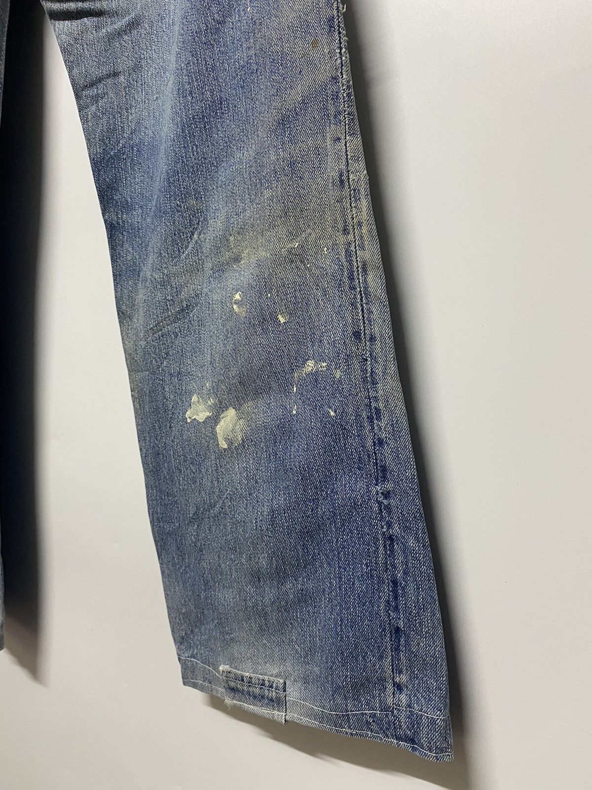 Japanese Brand × Vintage Vintage Ground-Alls Japanese Brand Distressed Denim Jeans Size US 30 / EU 46 - 17 Thumbnail