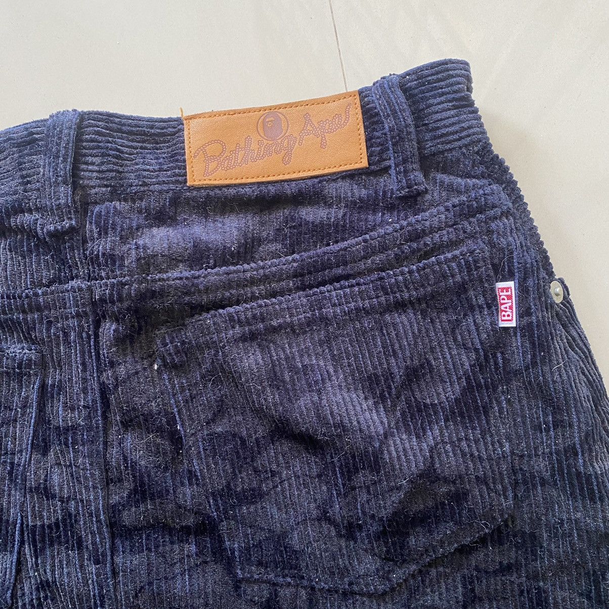 Bape Solid Camo Corduroy Skirt Size 26" / US 2 / IT 38 - 2 Thumbnail