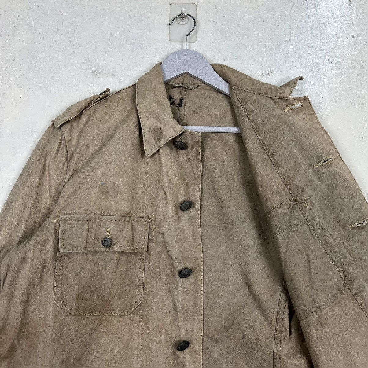 Vintage 🔥 40s VINTAGE SWEDISH MILITARY JACKET Size US M / EU 48-50 / 2 - 10 Thumbnail