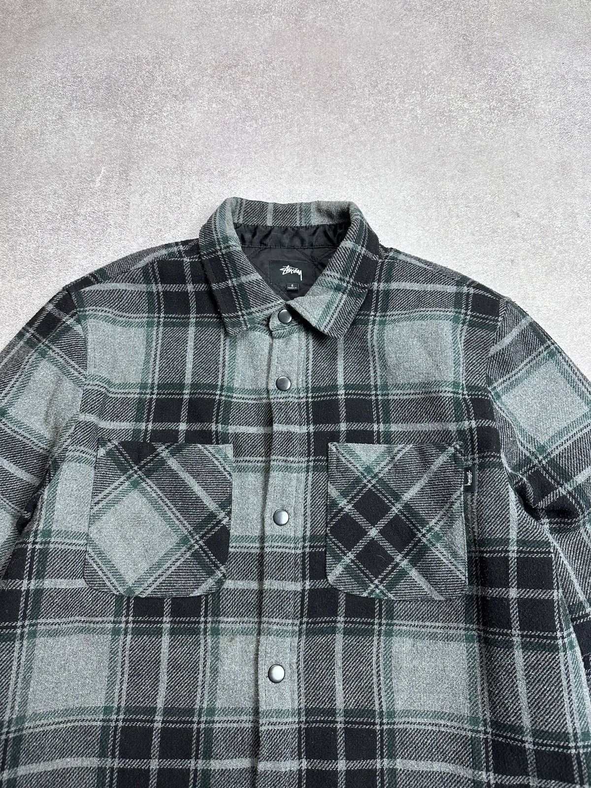 Stussy Vintage Stussy Check Overshirt Jacket S Size US S / EU 44-46 / 1 - 3 Thumbnail