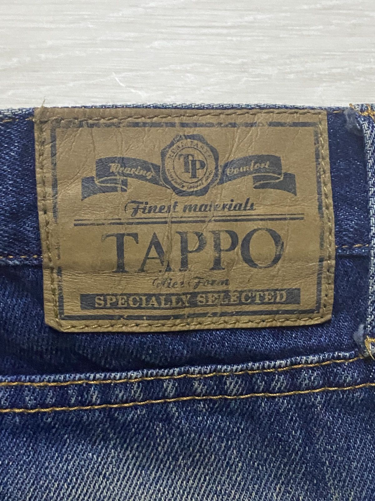Japanese Brand Vintage Japanese Brand Tappo Mud wash Distressed Loose Jeans Size US 32 / EU 48 - 11 Thumbnail