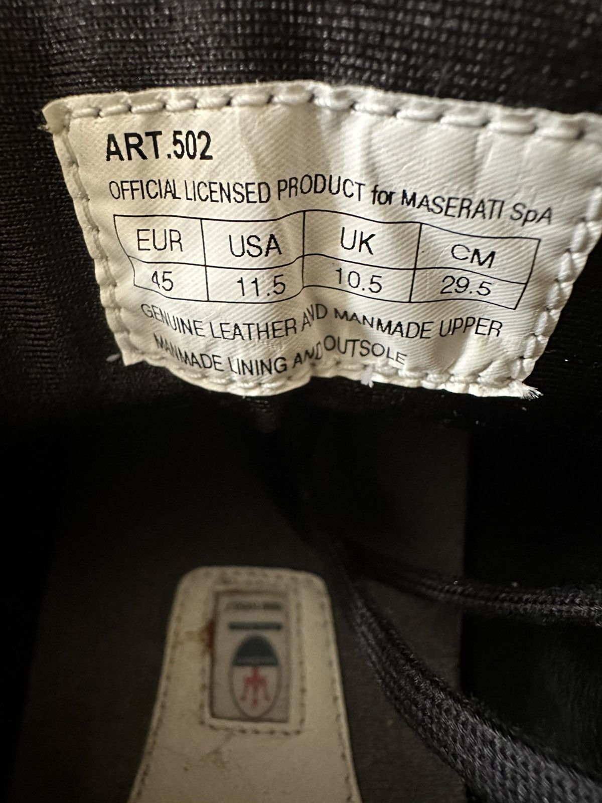 Maserati Maserati Sneakers Official Licensed Product Vintage Handmade Size US 11.5 / EU 44-45 - 9 Thumbnail