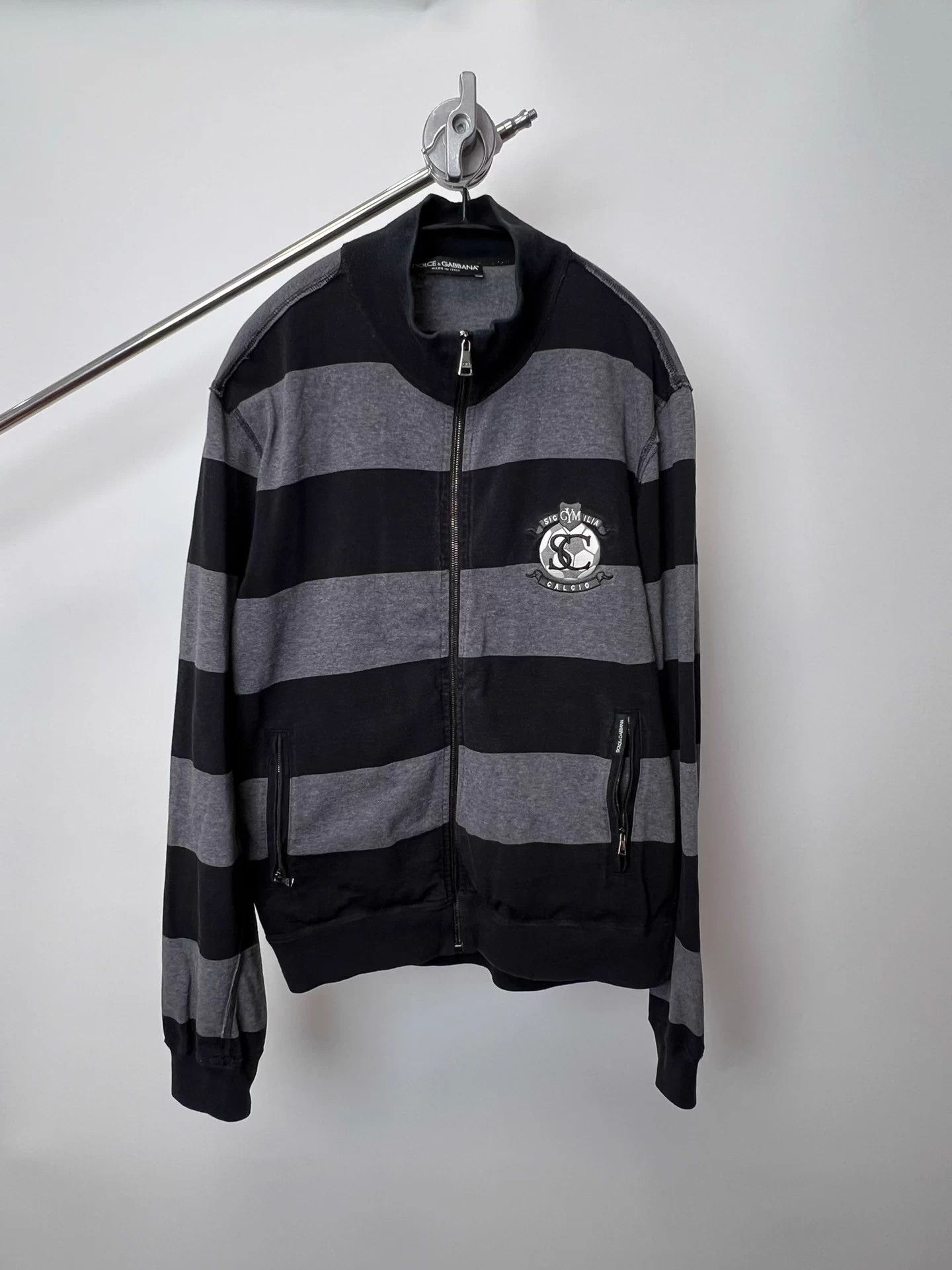 Dolce & Gabbana Dolce & Gabbana Football Embroidered Zip Hoodie Size US M / EU 48-50 / 2 - 1 Thumbnail