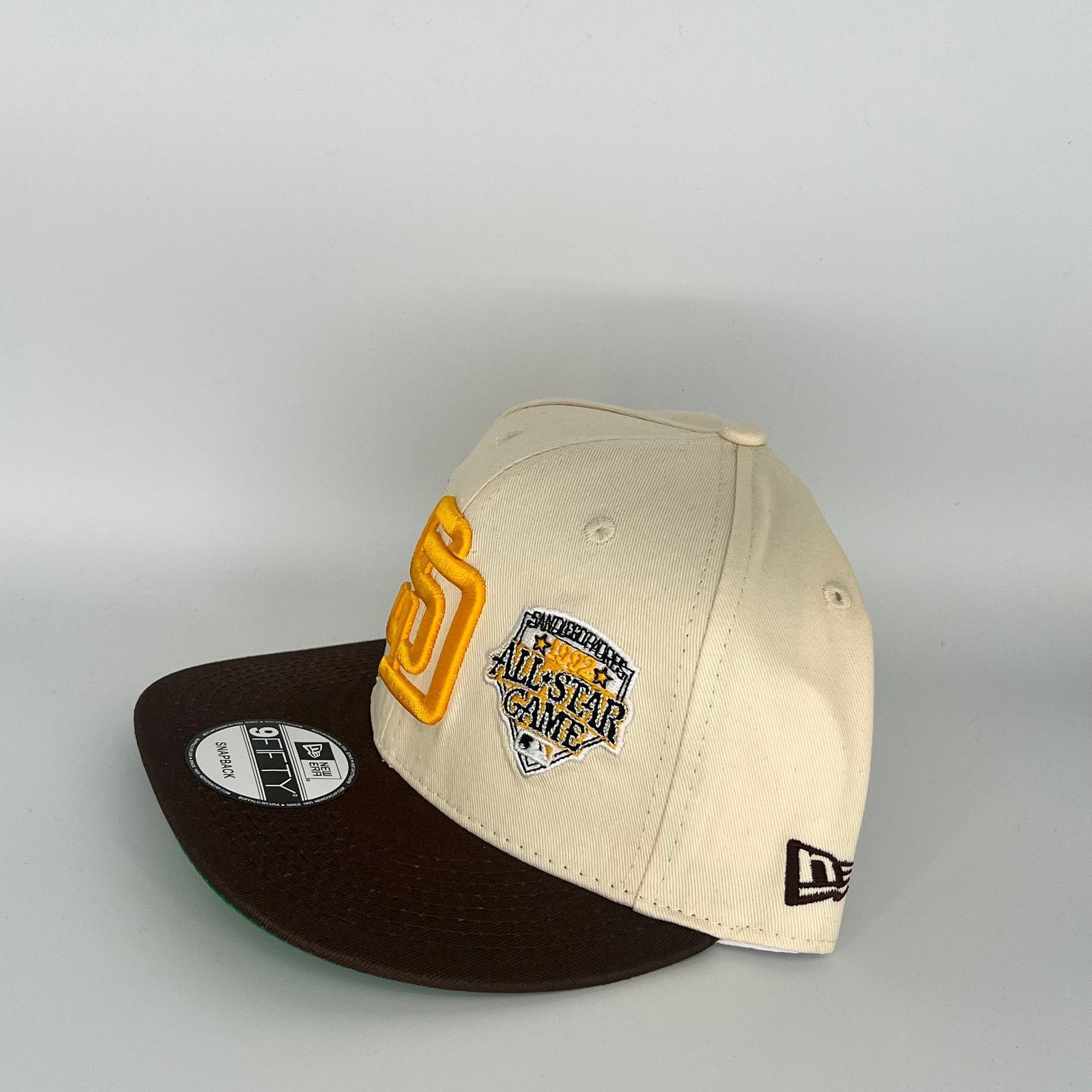 New Era Khaki Brown San Diego Padres 1992 All Star Game New Era MLB Size ONE SIZE - 2 Thumbnail