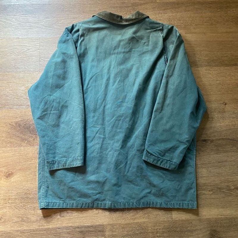 L.L. Bean 90s Faded L.L. Bean Chore Coat, Flannel Flined Size US XL / EU 56 / 4 - 5 Thumbnail