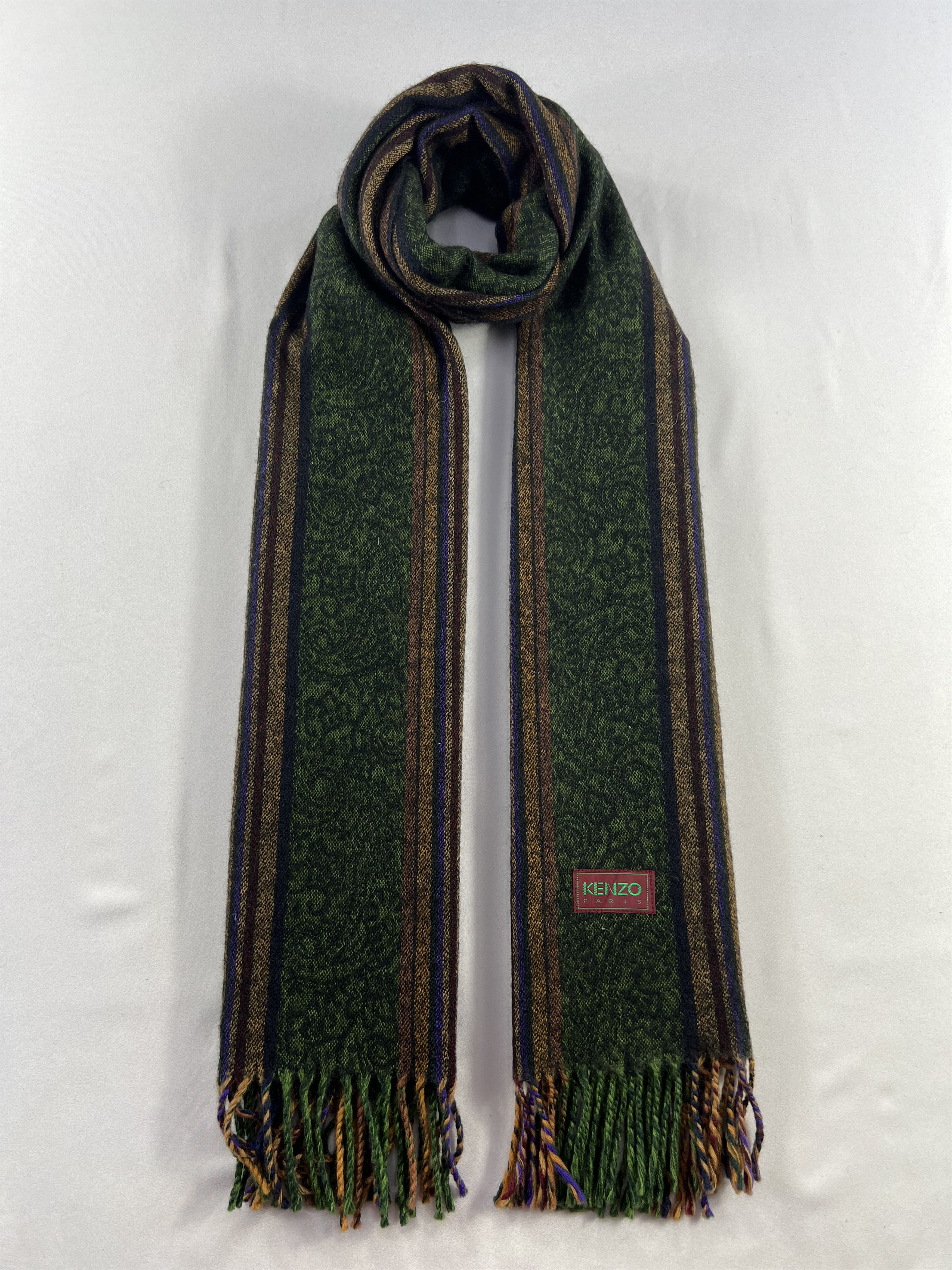 Kenzo Kenzo Paislee Scarf / Muffler / Neckwear P977 Size ONE SIZE - 1 Thumbnail