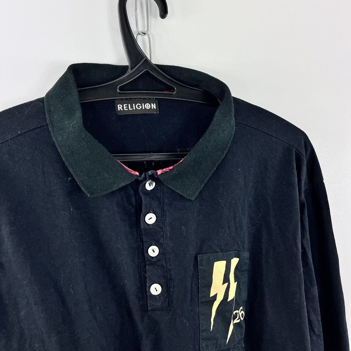 Other Religion LongSleeve Shirt 4Button Back Big Logo Black Size M Size US M / EU 48-50 / 2 - 10 Thumbnail