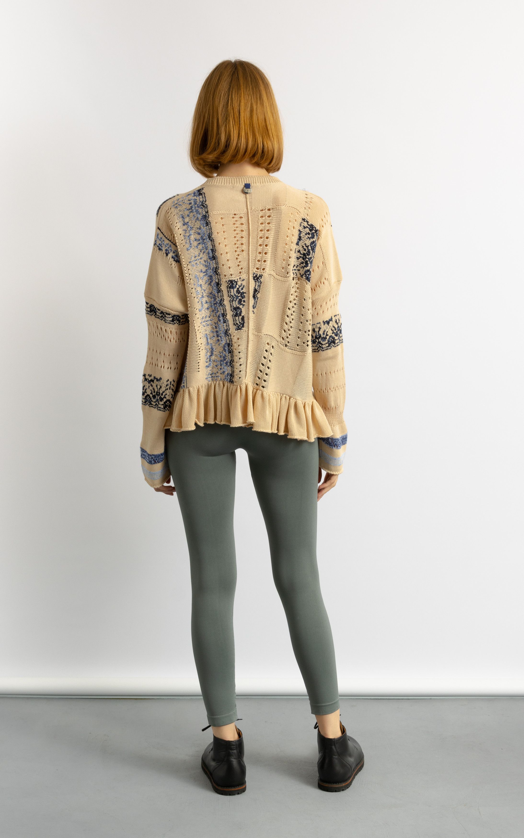 High Sport 00s Vintage Woman Preowned HIGH Knit Cardigan 8688 Size L / US 10 / IT 46 - 8 Thumbnail