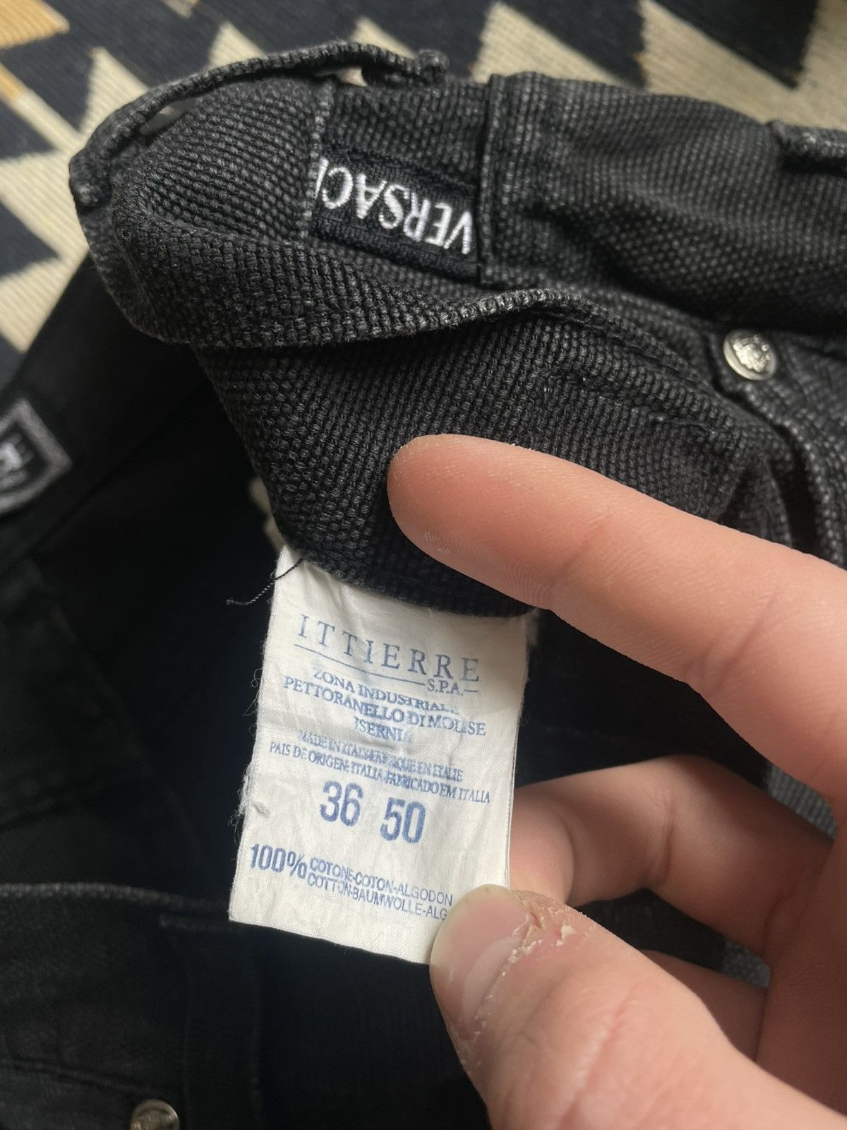 Versace × Vintage Vintage Versace Jeans Couture Logo Pants Size US 36 / EU 52 - 12 Thumbnail