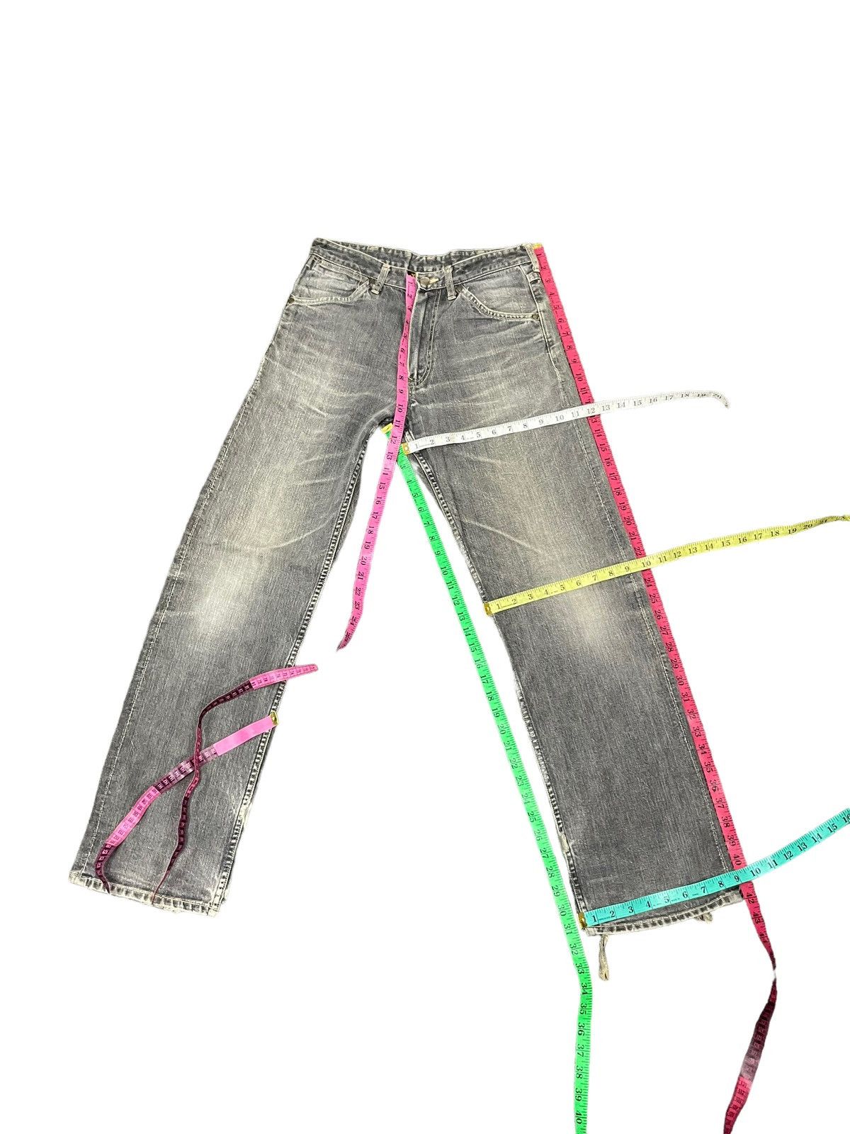 Bape Vintage Bape Busy Works Selvedge Distresed Denim Size US 31 - 22 Thumbnail