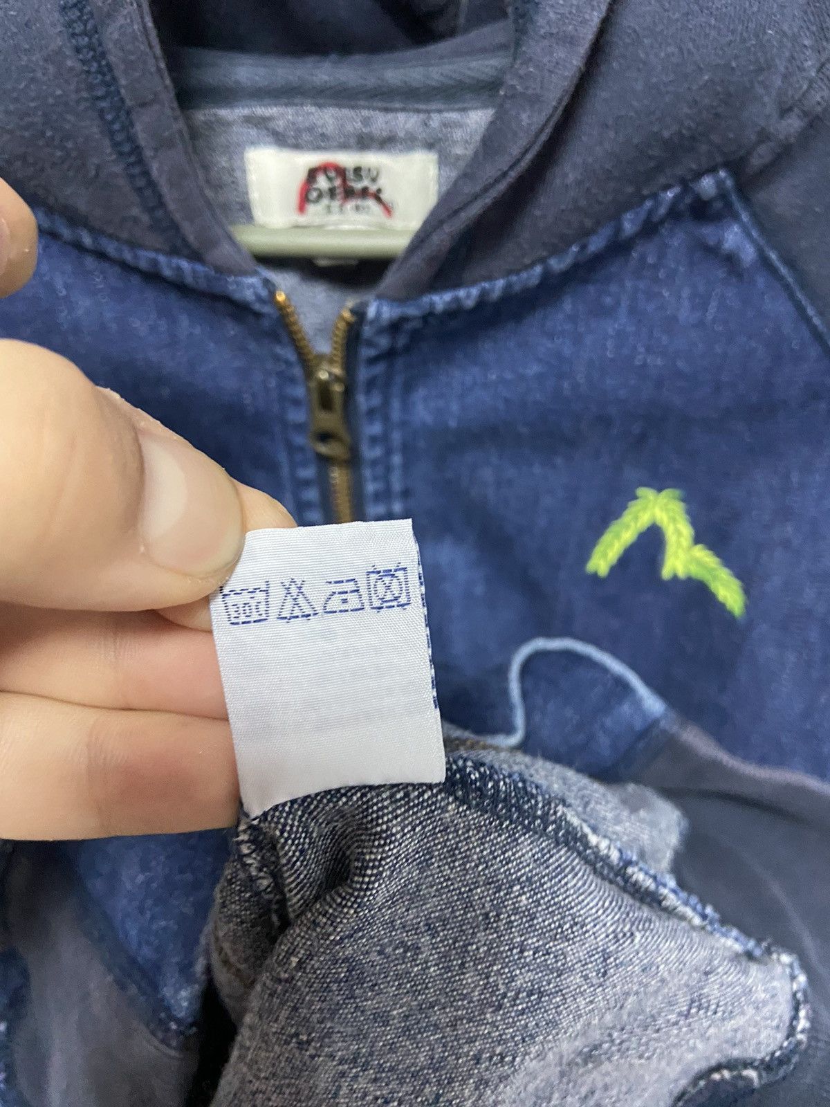 Evisu × Vintage Evisu Vintage Zip Hoodie Big Logo Seagull Style Size US M / EU 48-50 / 2 - 6 Thumbnail