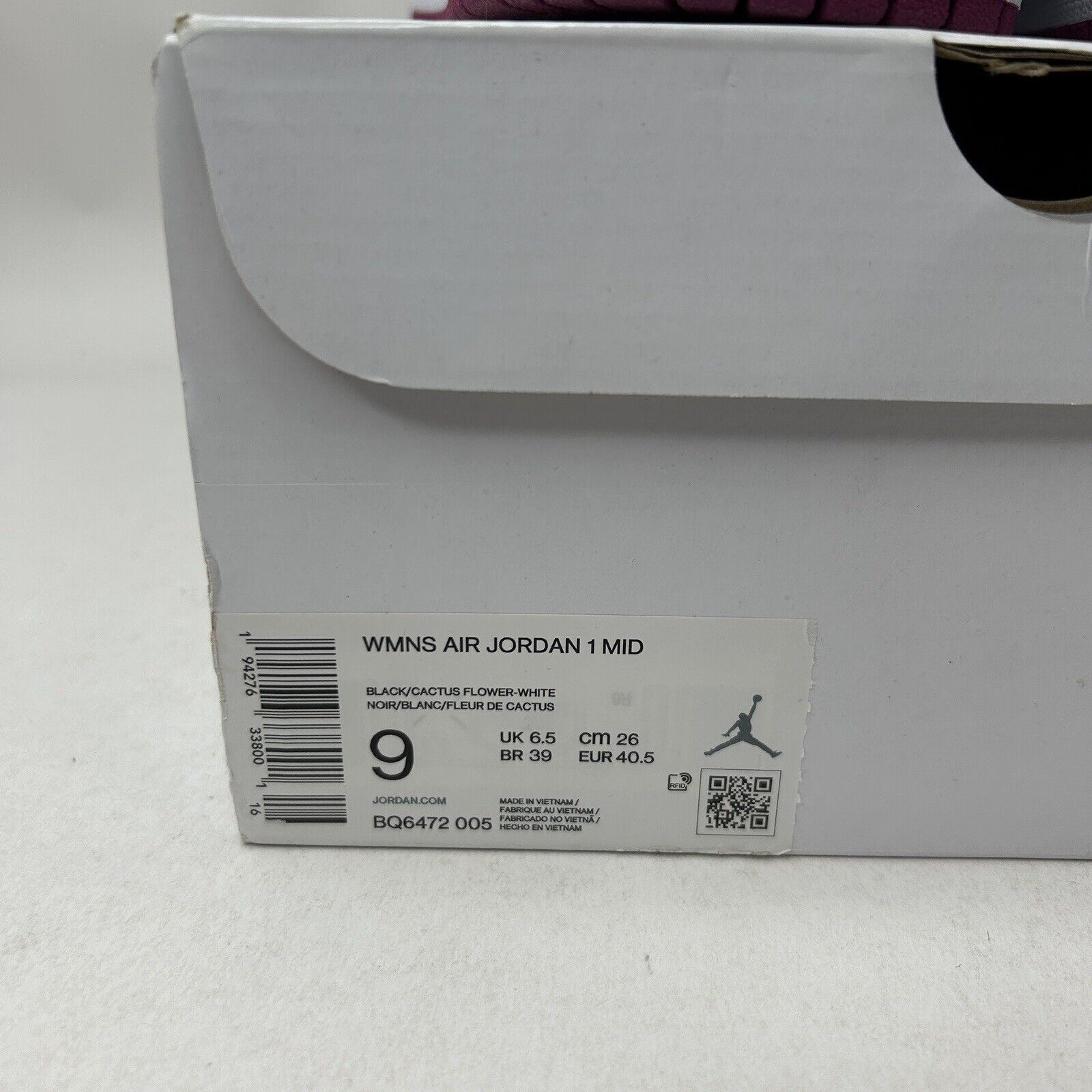 Nike Nike Air Jordan 1 Retro Mid WMNS “Cactus Flower” 2023 Size US 9 / IT 39 - 5 Thumbnail