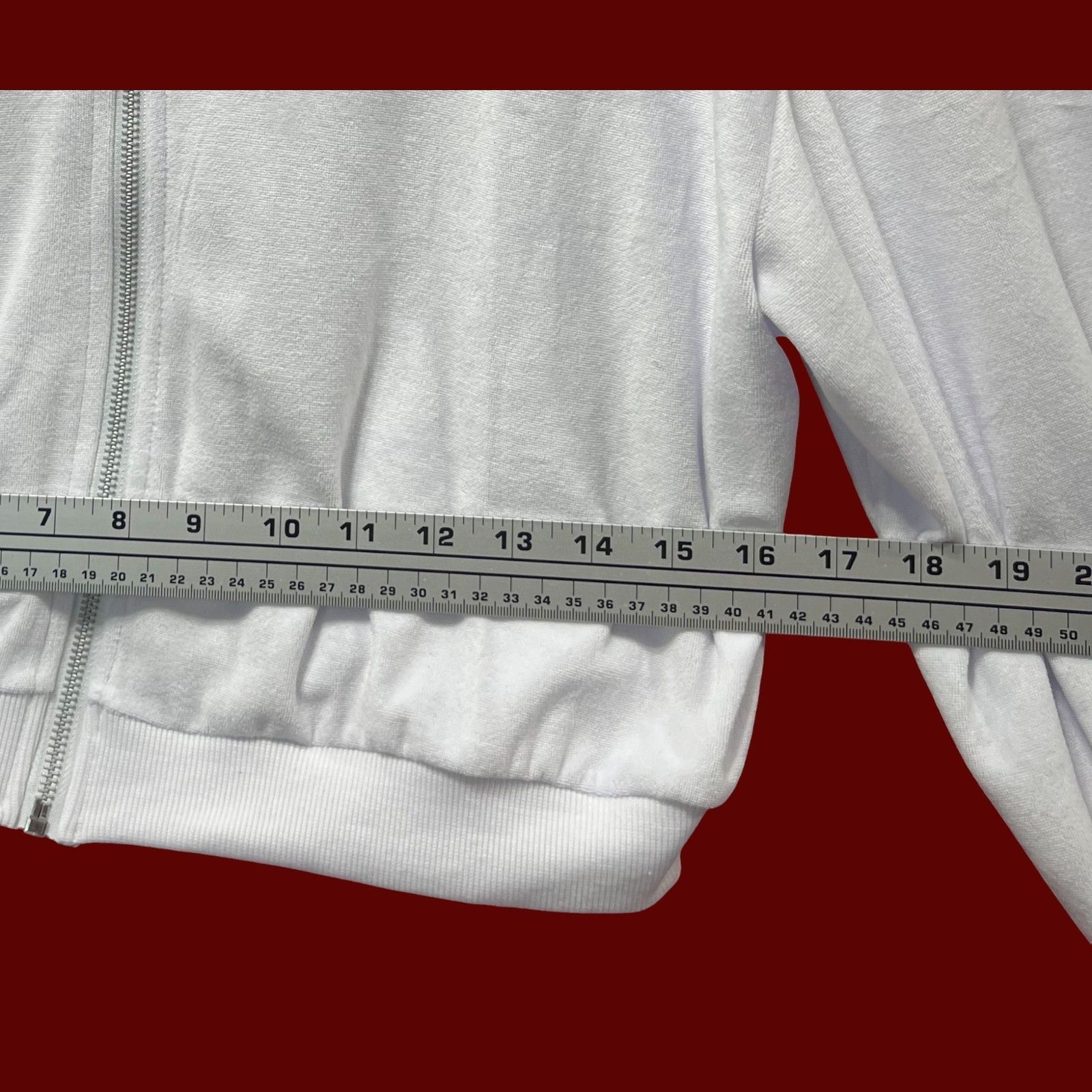 rue21 Rue 21 - Women's Long Sleeve Hooded Sweatshirt - White - Lar Size L / US 10 / IT 46 - 4 Thumbnail