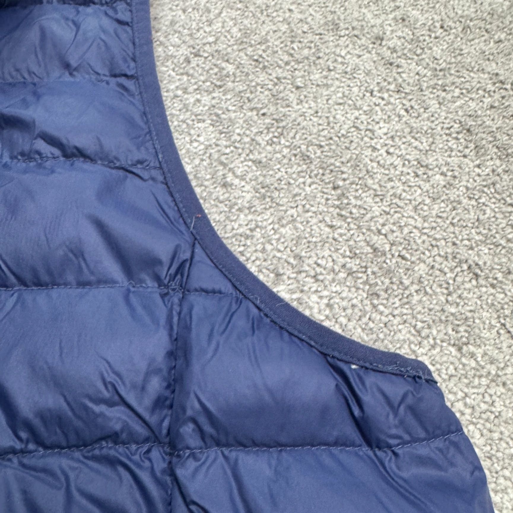 Vintage Hawke & Co Vest Puffer Jacket Mens 2XL Navy Blue Full Zip Outdoor Quilted Bodywarmer Down Insulation Regular fits Winter Fall Spring 54 in Chest Size US XXL / EU 58 / 5 - 4 Thumbnail
