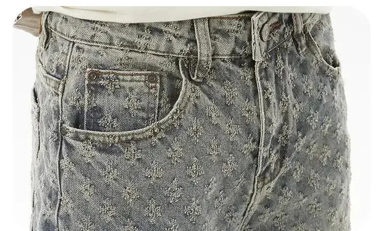 Japanese Brand Streetwear Design Cross Straight Jeans Pants y2k Size US 30 / EU 46 - 3 Thumbnail