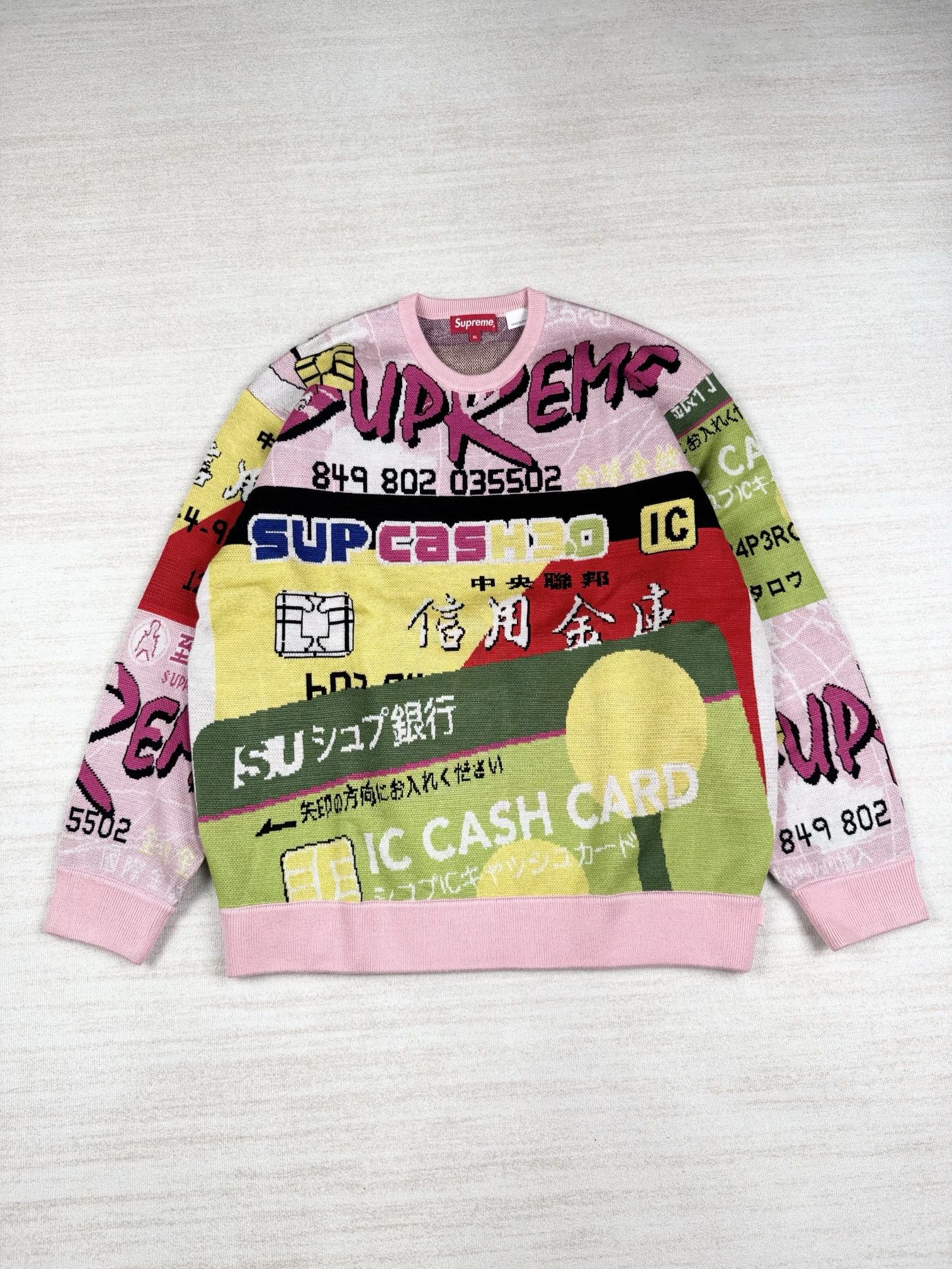 Supreme credit card sweater Size US XL / EU 56 / 4 - 11 Thumbnail