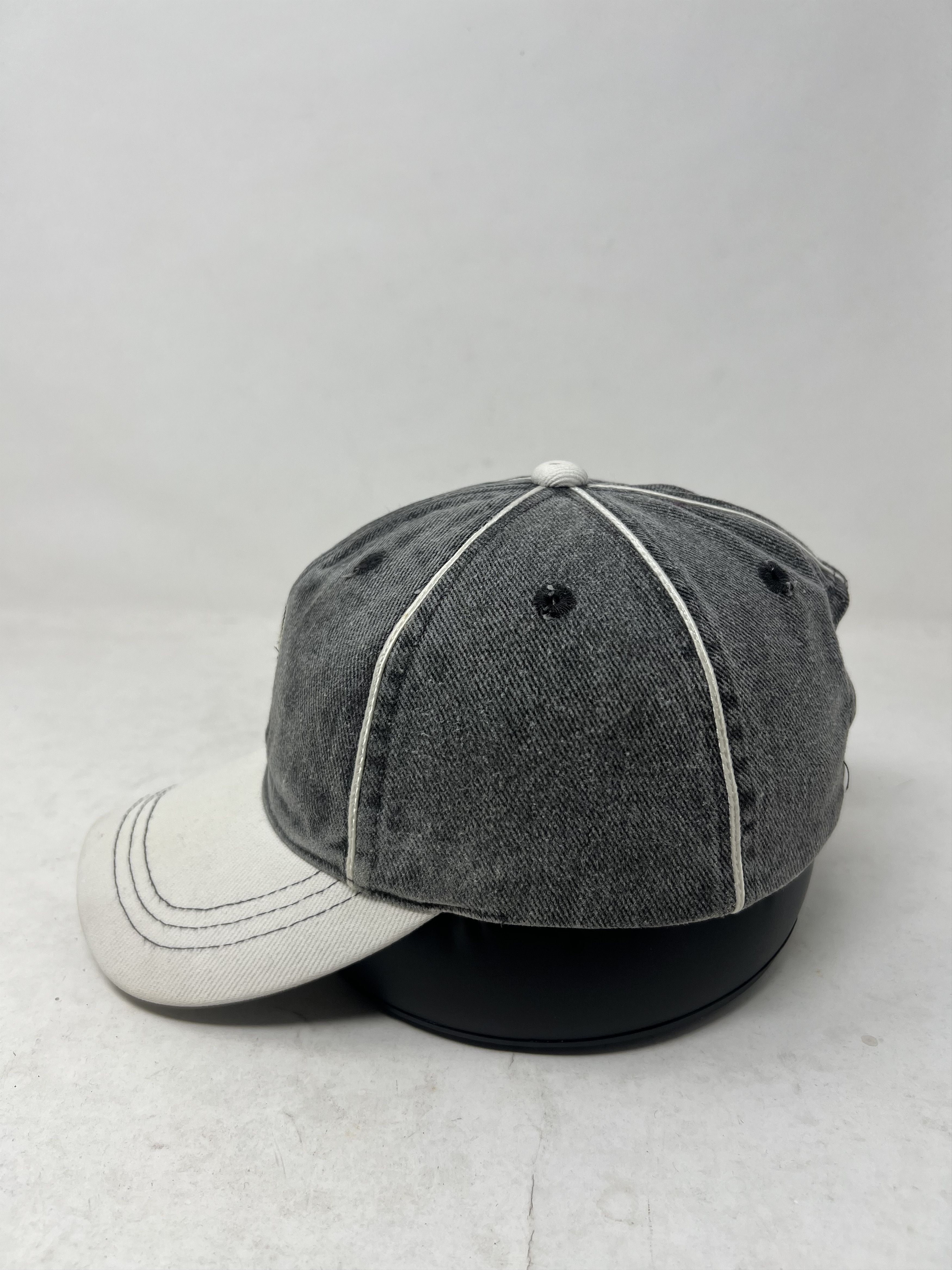 Adidas Vintage Adidas Trefoil Poshmark Distressed Denim Hat Size ONE SIZE - 2 Thumbnail