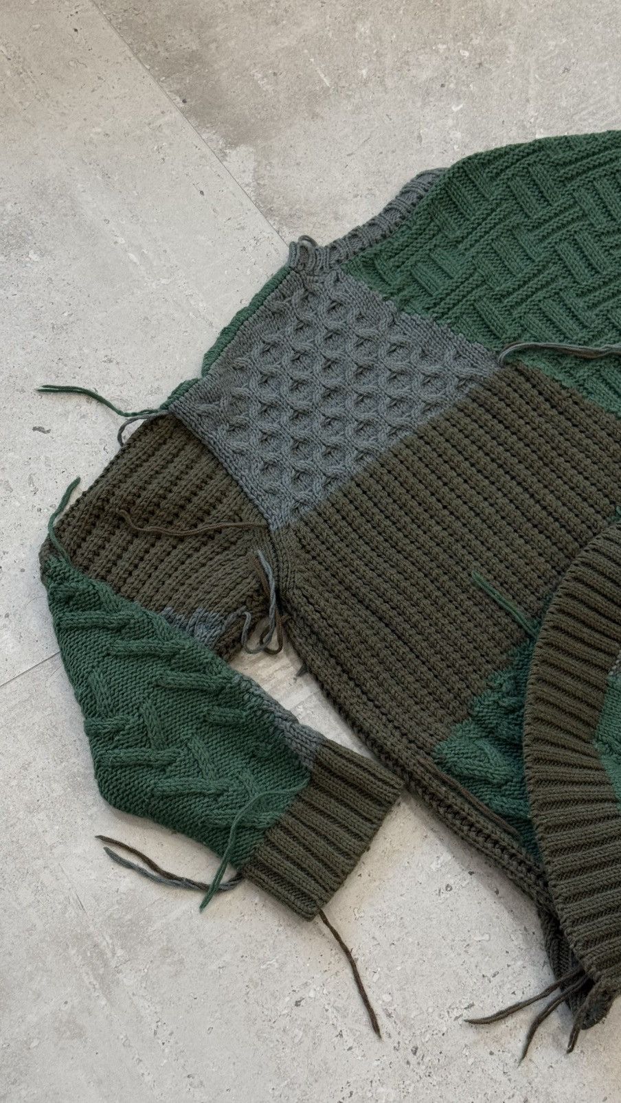 Maison MIHARA YASUHIRO Mihara Yasuhiro Patchwork Knit Pullover Size US S / EU 44-46 / 1 - 7 Thumbnail