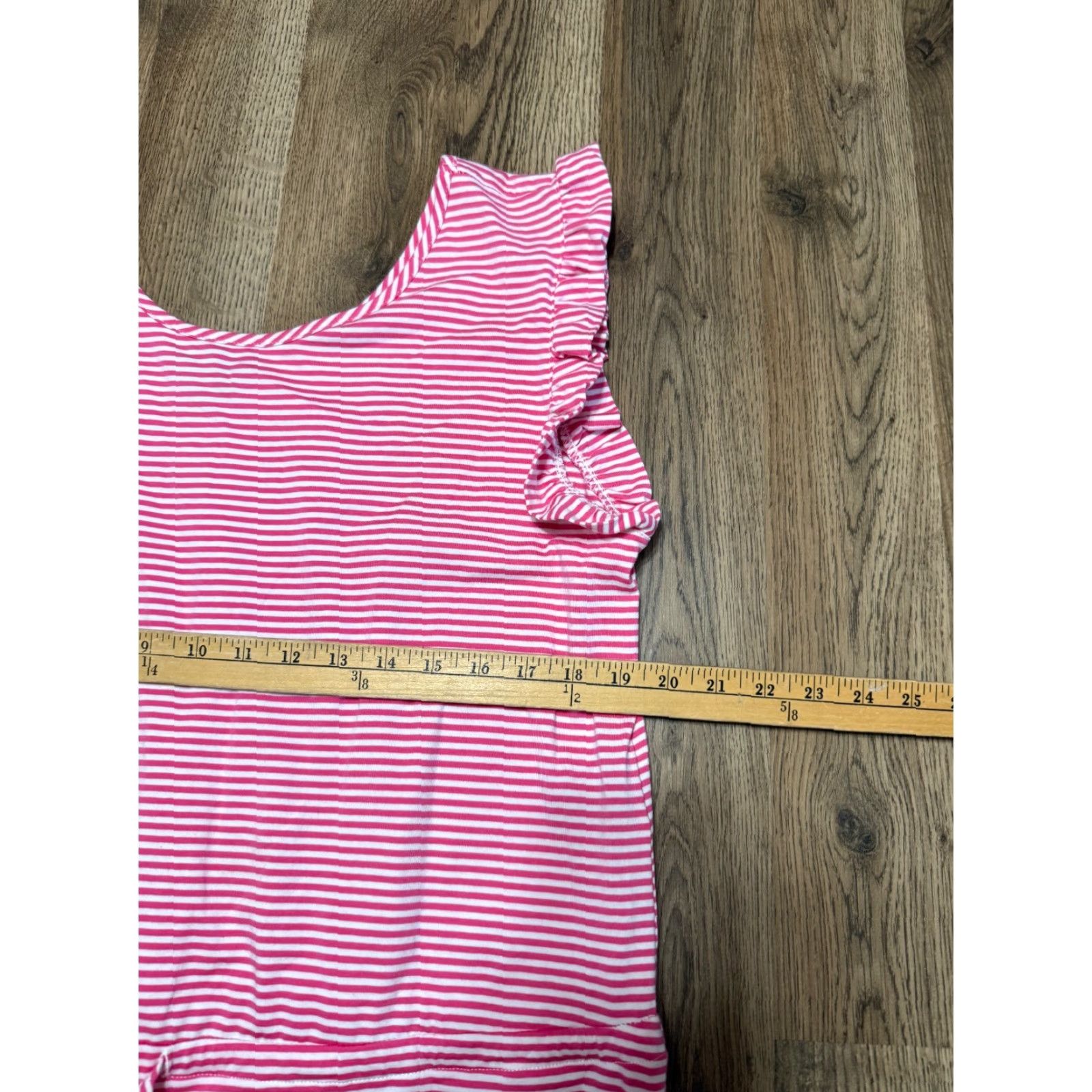 Paige Paige Charlie Romper Women’s Large Pink White Striped Sleeveless Casual One-Piece Size 36" / US 14 / IT 50 - 3 Thumbnail
