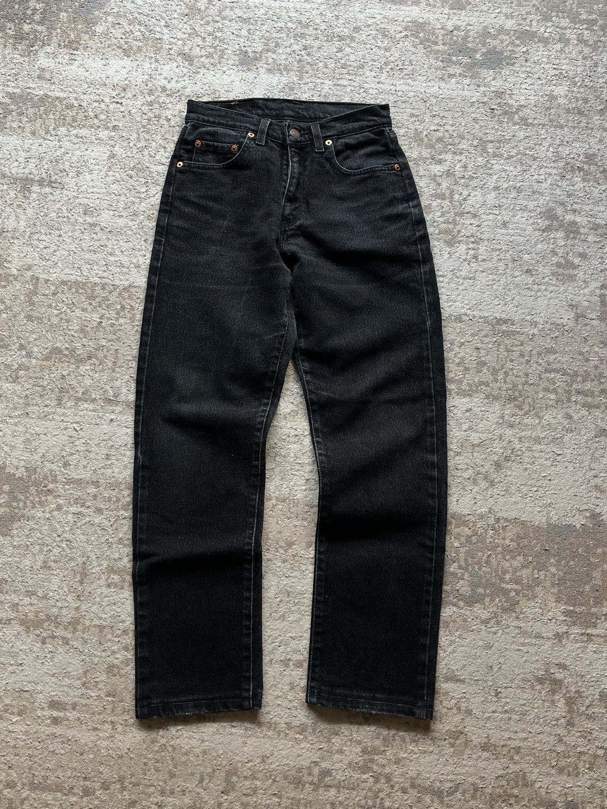 Levi's Levi’s 805 Vintage 1996 Sz W 27 Black Jeans Made in Italy Size 27" / US 4 / IT 40 - 1 Thumbnail