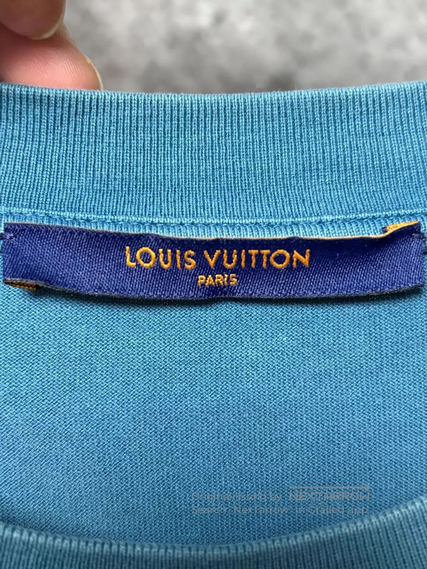 Louis Vuitton Blue Gradient Print Short-Sleeve T-Shirt. Size US M / EU 48-50 / 2 - 3 Thumbnail