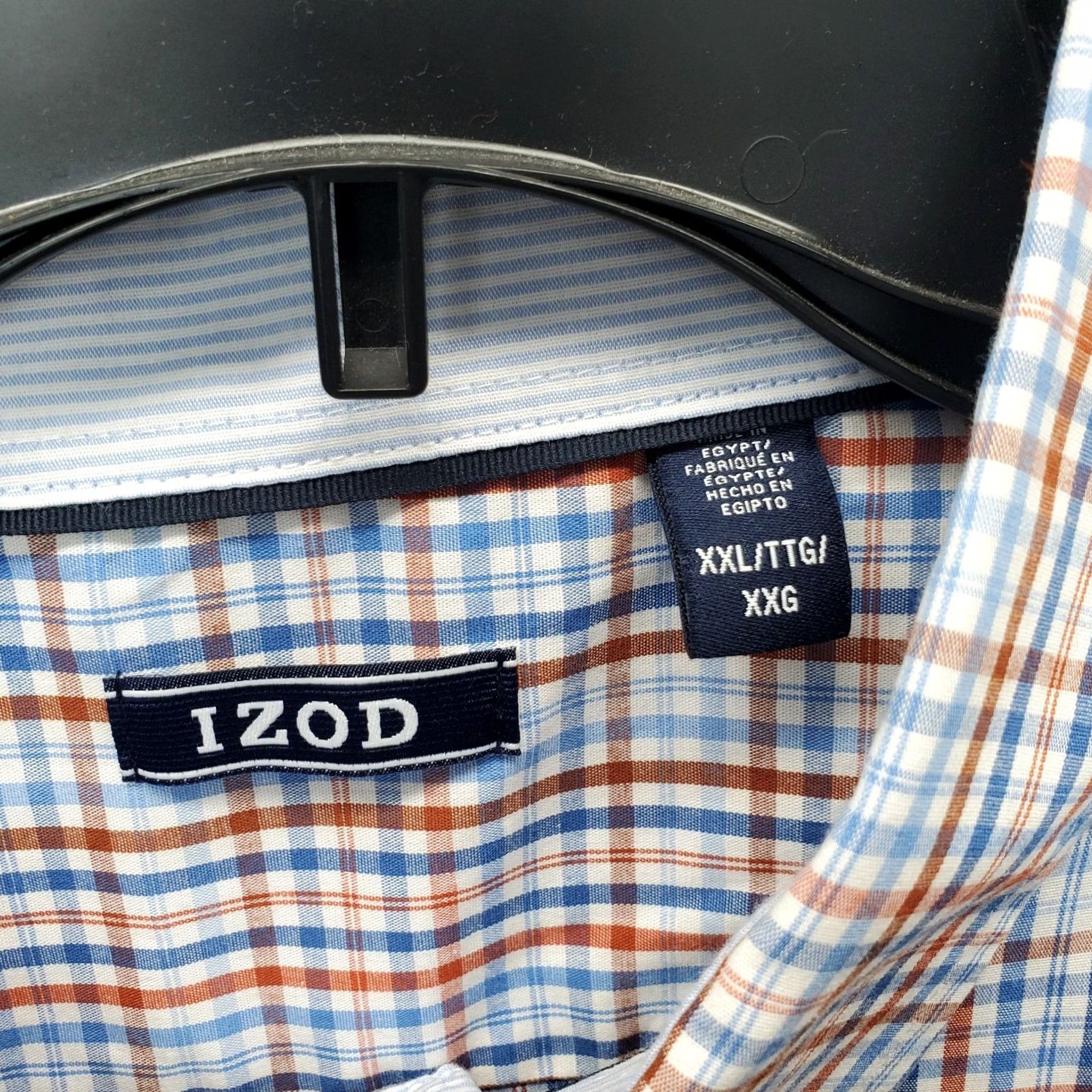 Izod IZOD Shirt Mens XXL Multi Plaid All Over Stretch Comfort Performance Button-Down Shirt Mens XXL Plaid IZOD Size US XXL / EU 58 / 5 - 5 Thumbnail