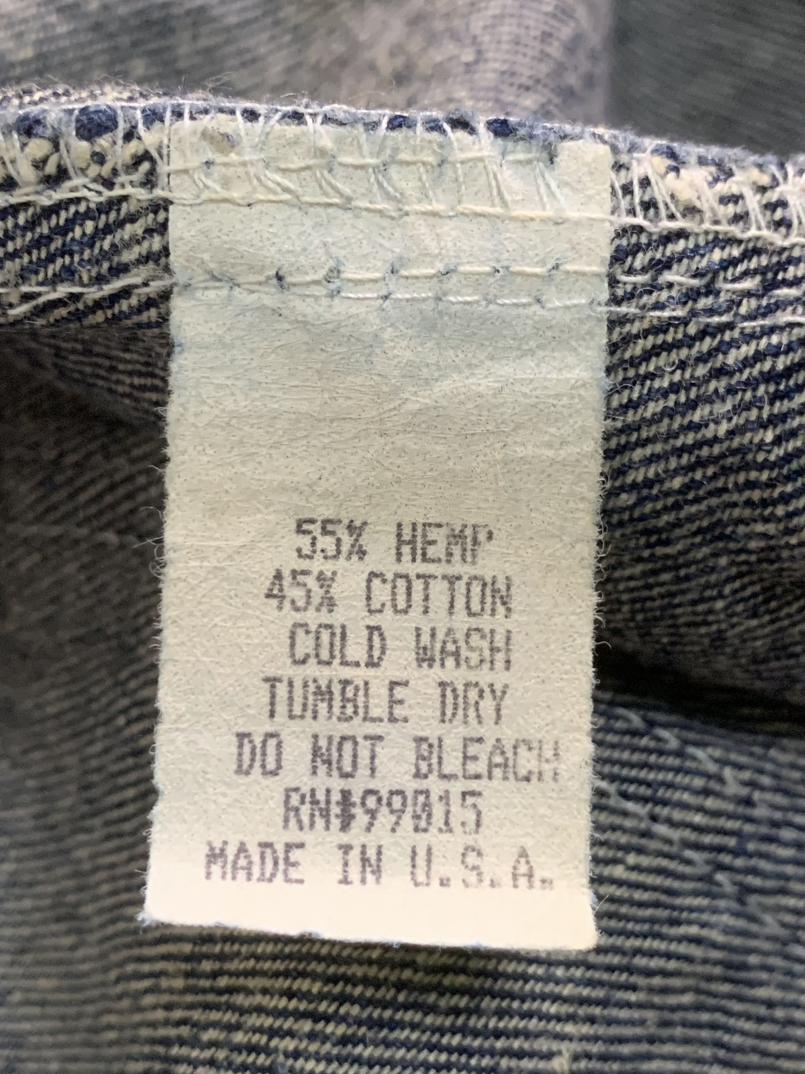 Vintage Rare Design Vintage Prime Hemp Chore Denim Jackets Size US M / EU 48-50 / 2 - 6 Thumbnail