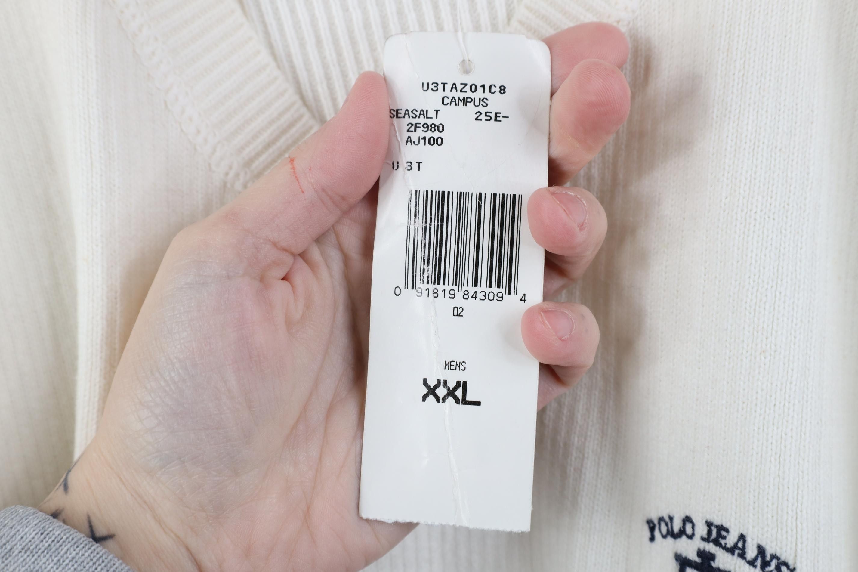 Polo Ralph Lauren Deadstock Vintage 90s Ralph Lauren Ribbed Knit Sweater Size US XXL / EU 58 / 5 - 6 Thumbnail