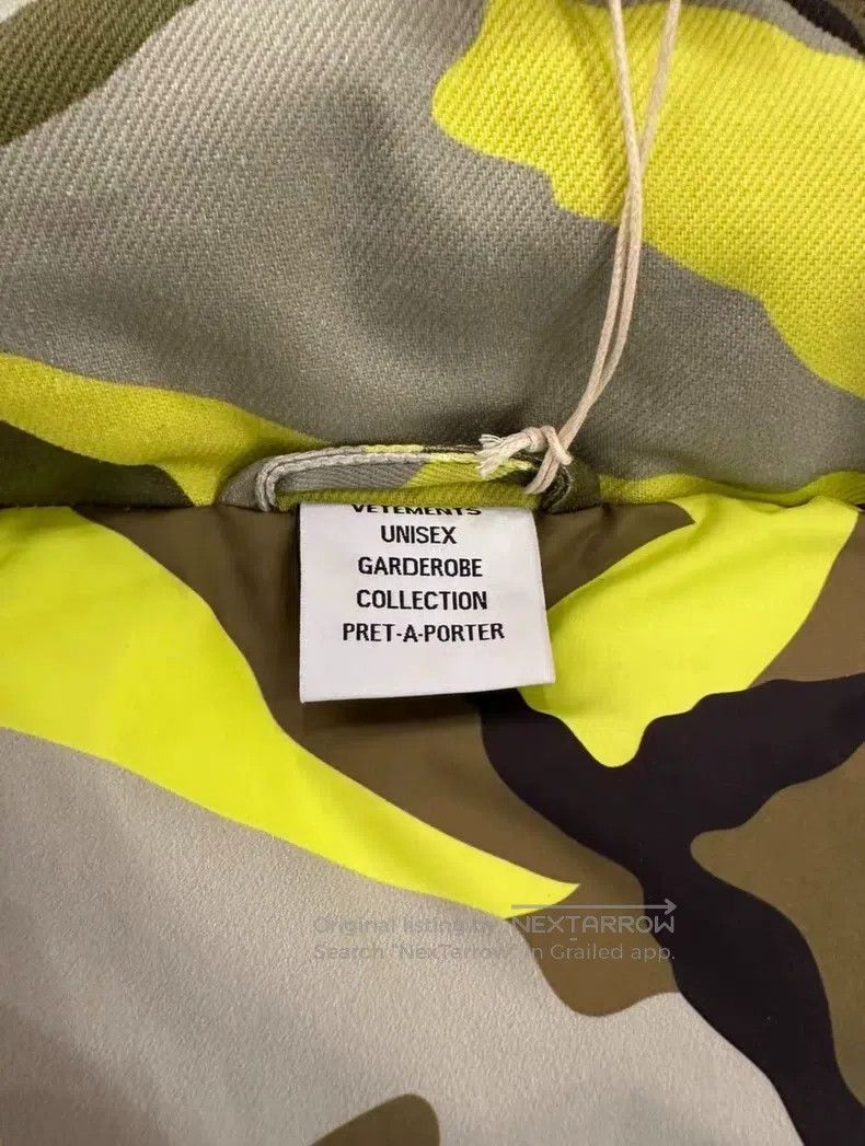 Vetements Vetements Camouflage Goose Down Jacket Size US S / EU 44-46 / 1 - 4 Thumbnail