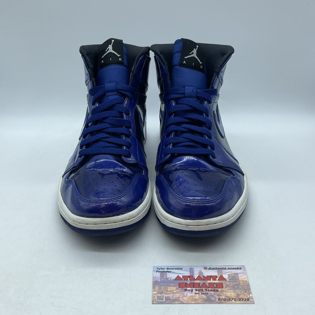Nike Air Jordan 1 high deep royal Size US 12 / EU 45 - 2 Thumbnail
