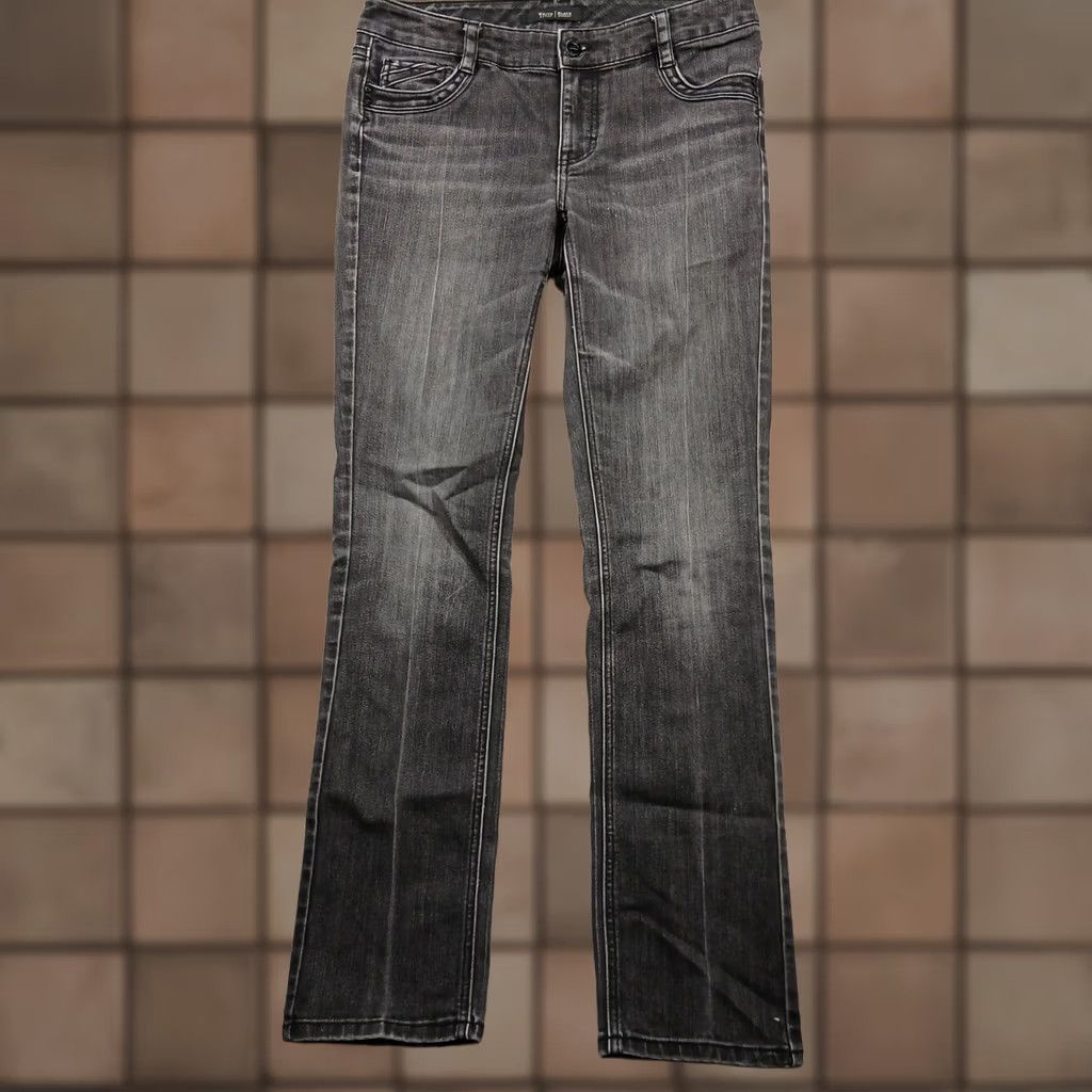 White House Black Market White House Black Market Jeans Women's 6R Gray Slim Bootcut Stretch Size 28" / US 6 / IT 42 - 1 Thumbnail