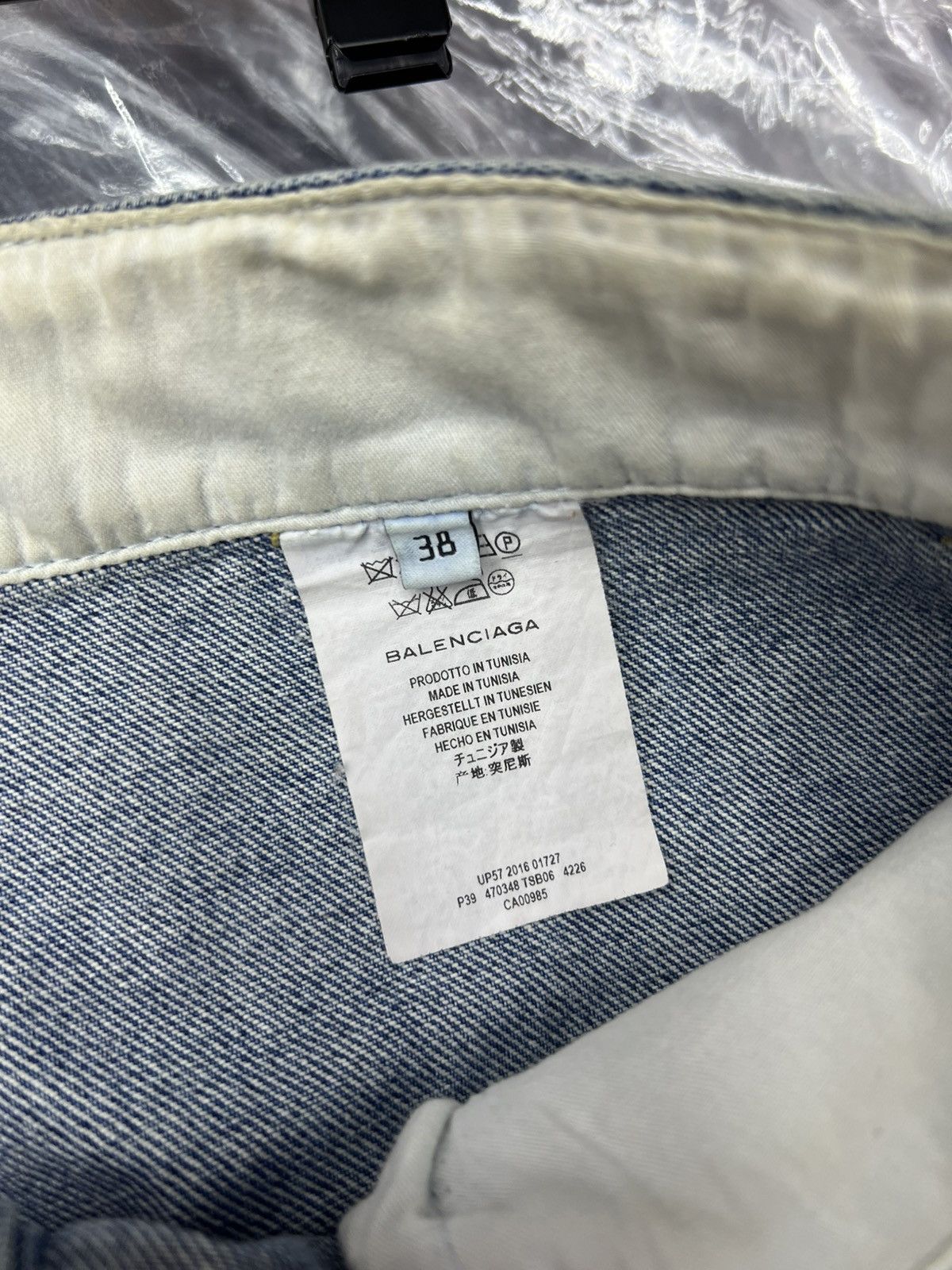 Balenciaga Balenciaga Denim Blue Jeans Size US 38 / EU 54 - 6 Thumbnail