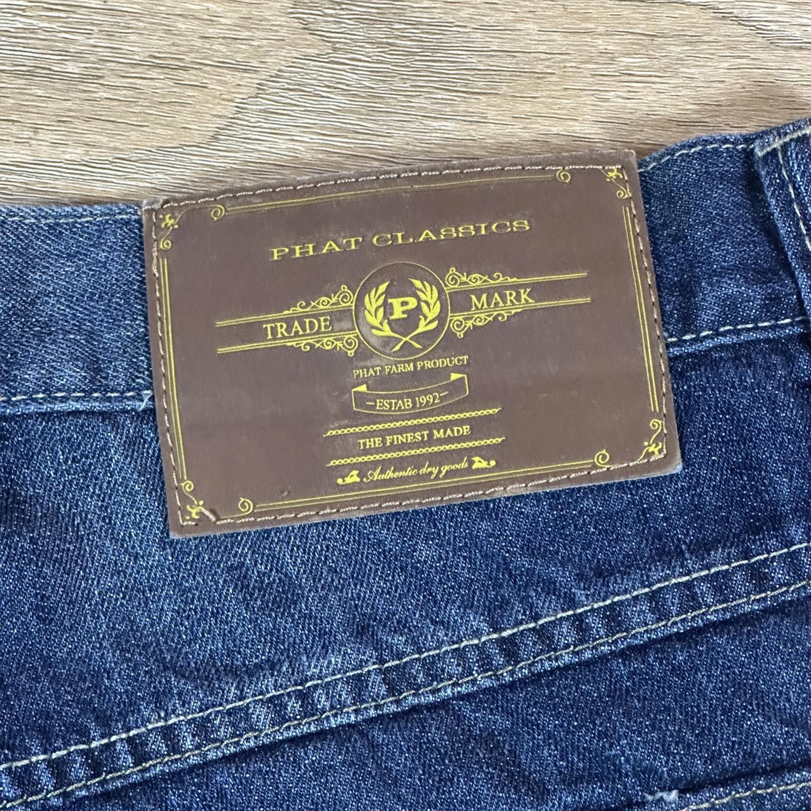 Phat Farm Phat farm Classic Mens Denim Shorts 38 Blue Casual Gold Size US 36 / EU 52 - 4 Thumbnail