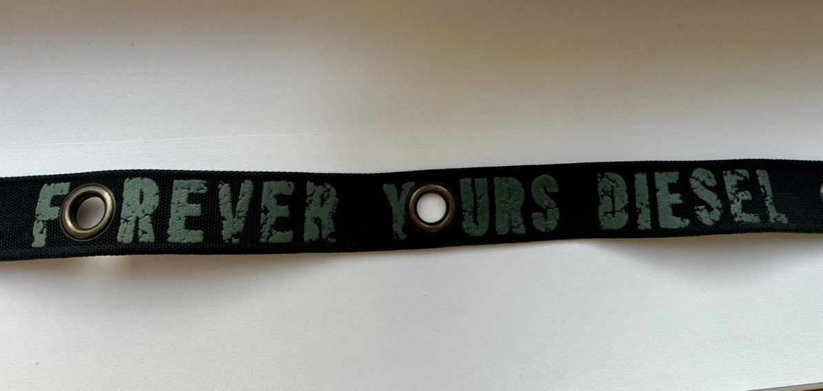 Diesel Vintage “Forever Your Diesel” Belt Y2K Style Size ONE SIZE - 8 Thumbnail