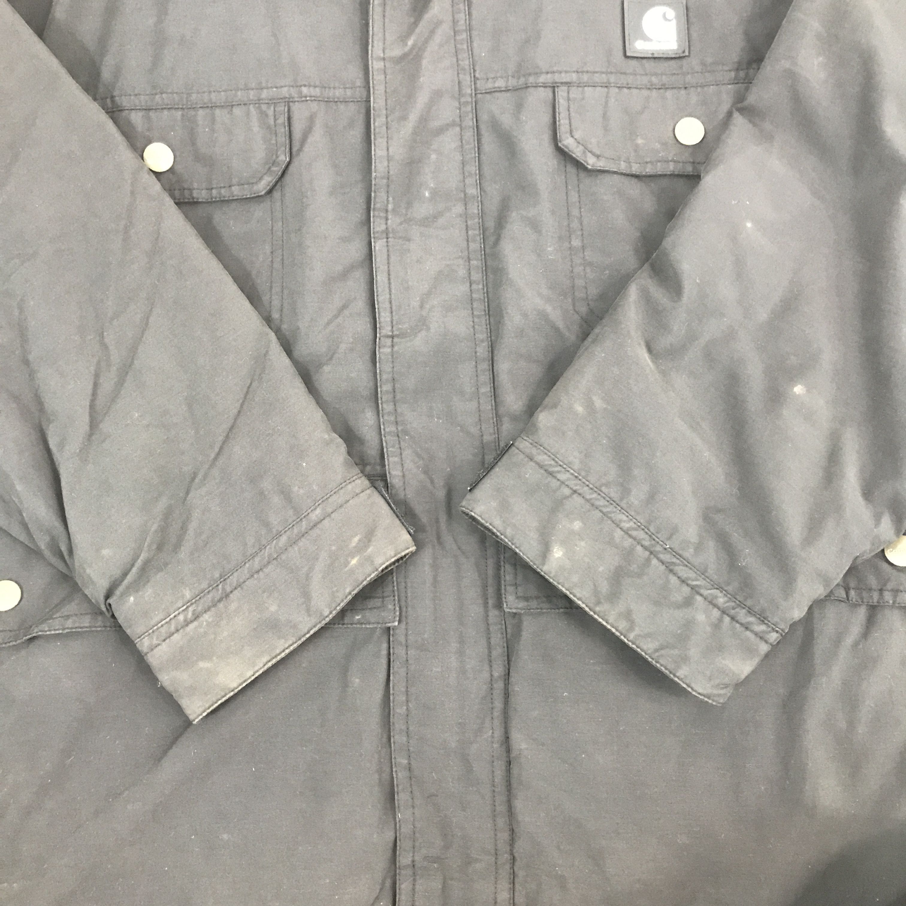 Carhartt × Vintage Vintage Carharrt black faded Jacket Size US L / EU 52-54 / 3 - 7 Thumbnail