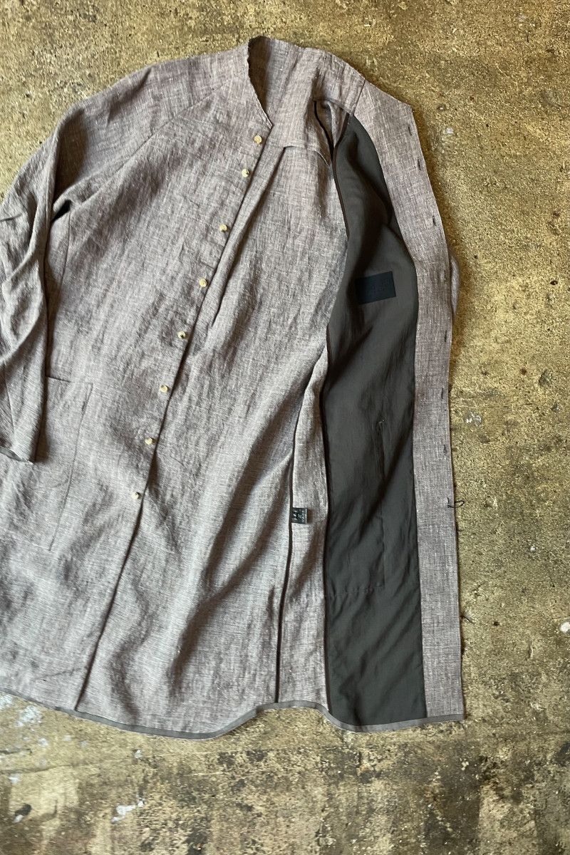 Devoa 100% Ramie Long Shirt JP 1 US S-M Size US S / EU 44-46 / 1 - 5 Thumbnail