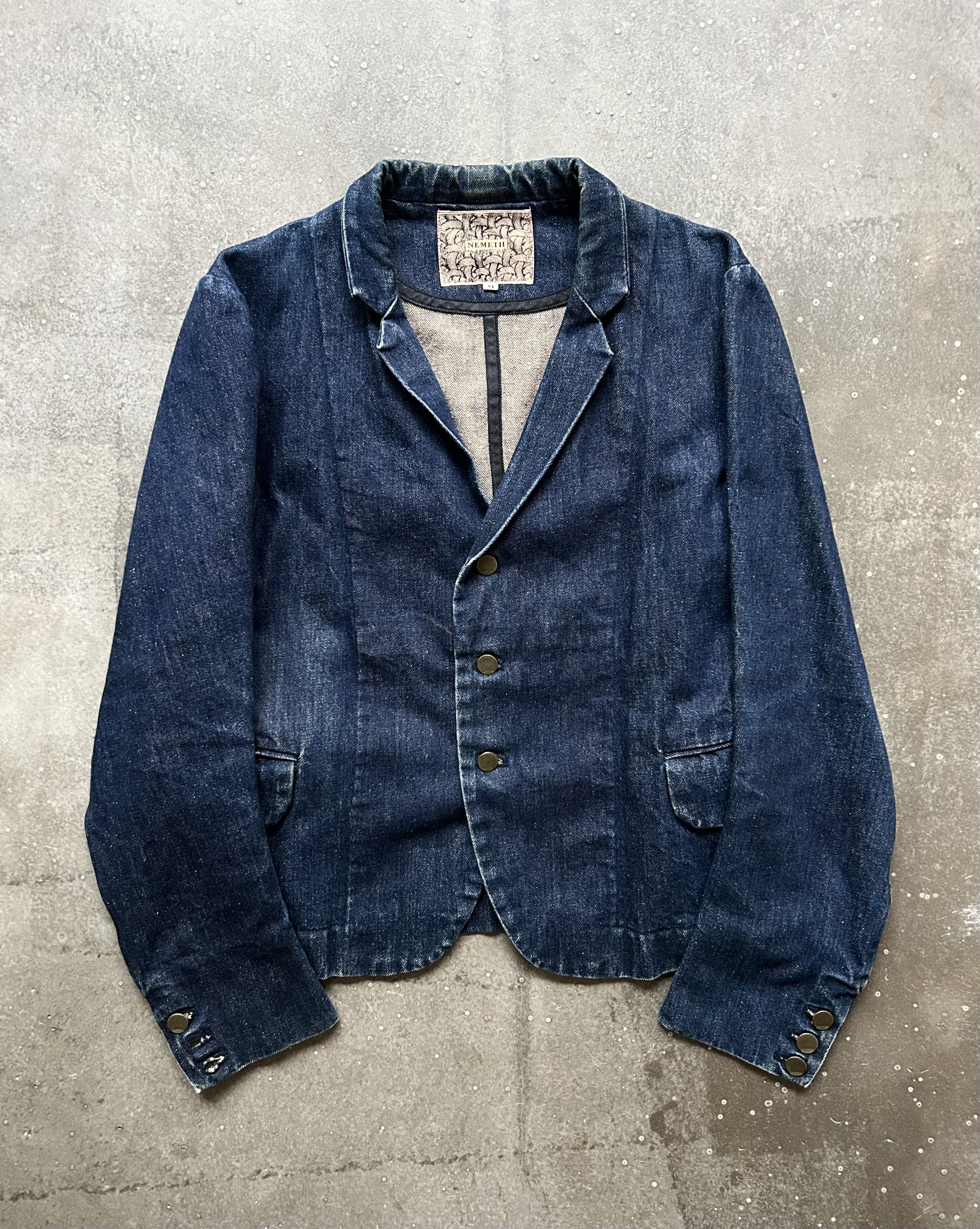 Christopher Nemeth denim jacket with unique sleeves design Size US M / EU 48-50 / 2 - 1 Thumbnail