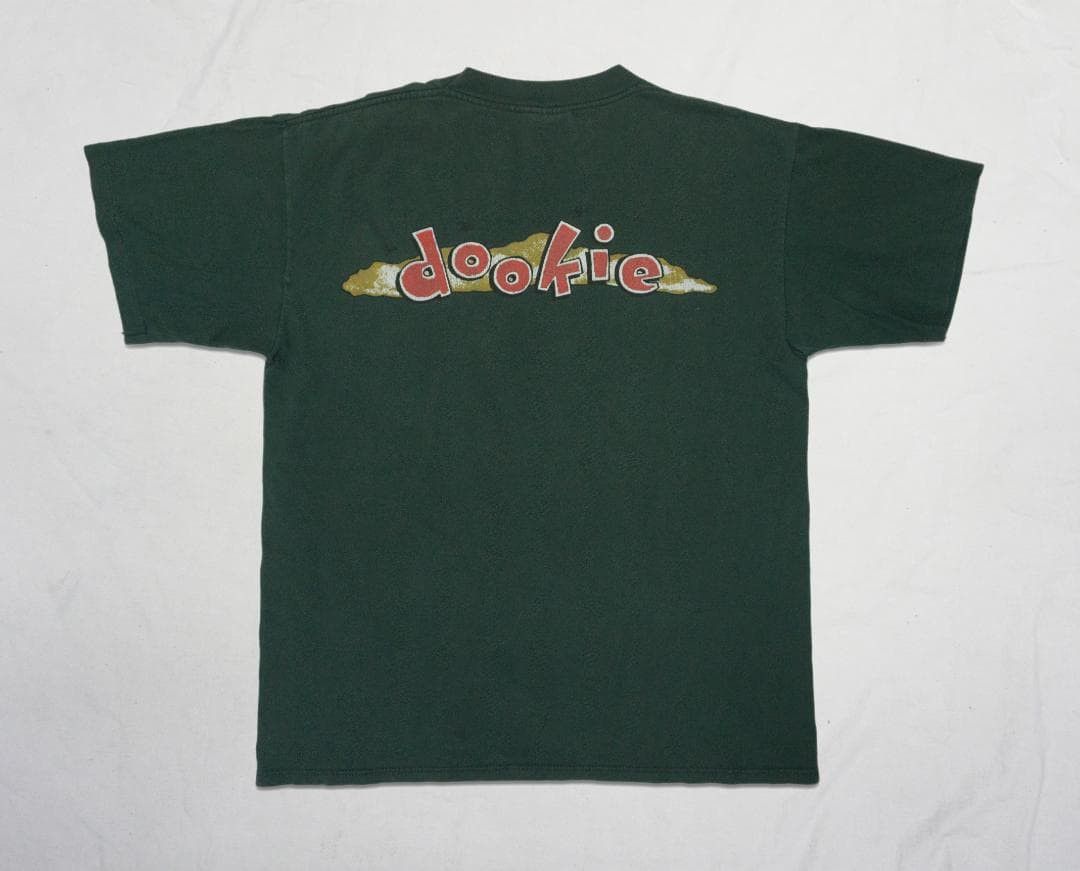 Vintage 90's Green Day 「DOOKIE」 Tシャツ ロック ビンテージ Size US XXS / EU 40 - 5 Thumbnail