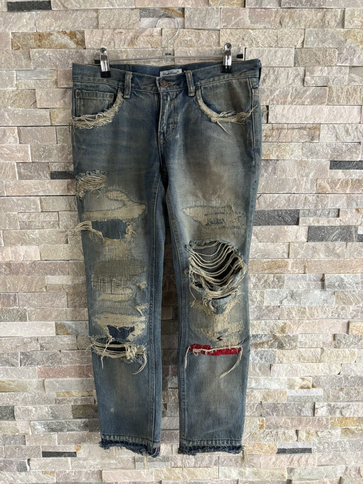 Jun Takahashi × Undercover Undercover 68 Blue Yarn Denim Size 4