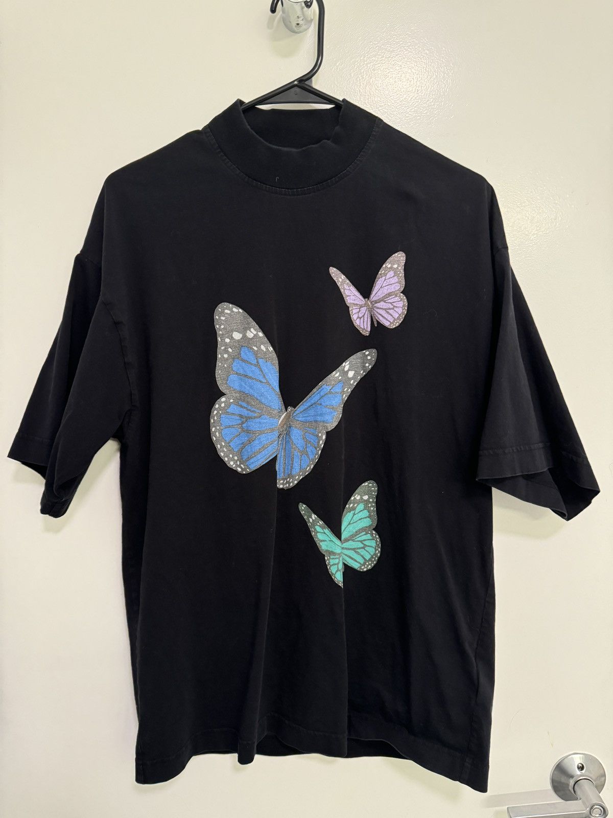 Palm Angels Palm Angels black butterfly tshirt Size XS / US 0-2 / IT 36-38 - 1 Thumbnail